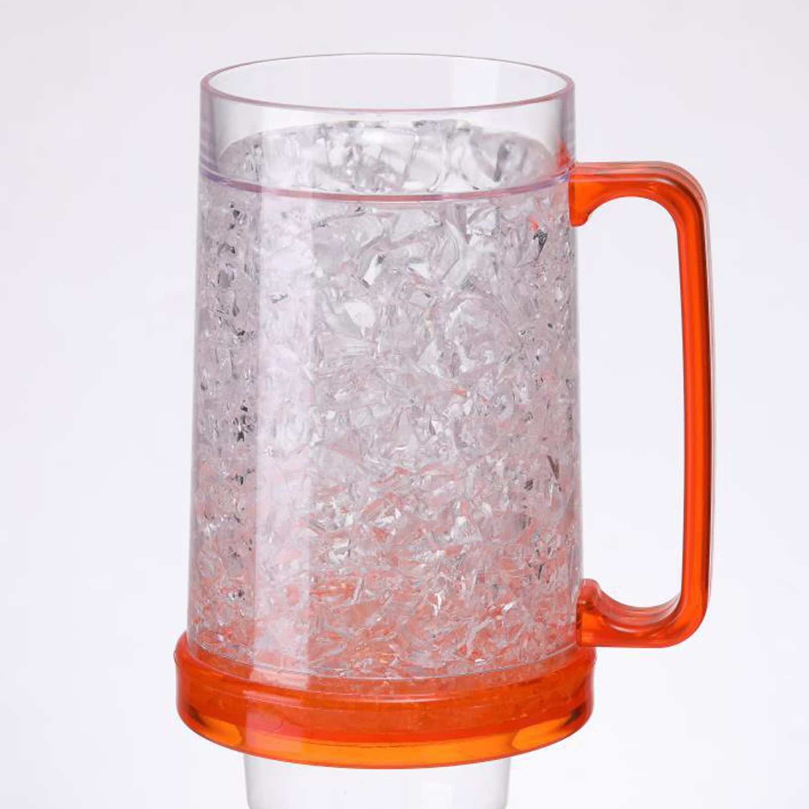 Plastic Freezer Beer Mugs Easy Operation Ice Freezer Cups for Summer Barbecue