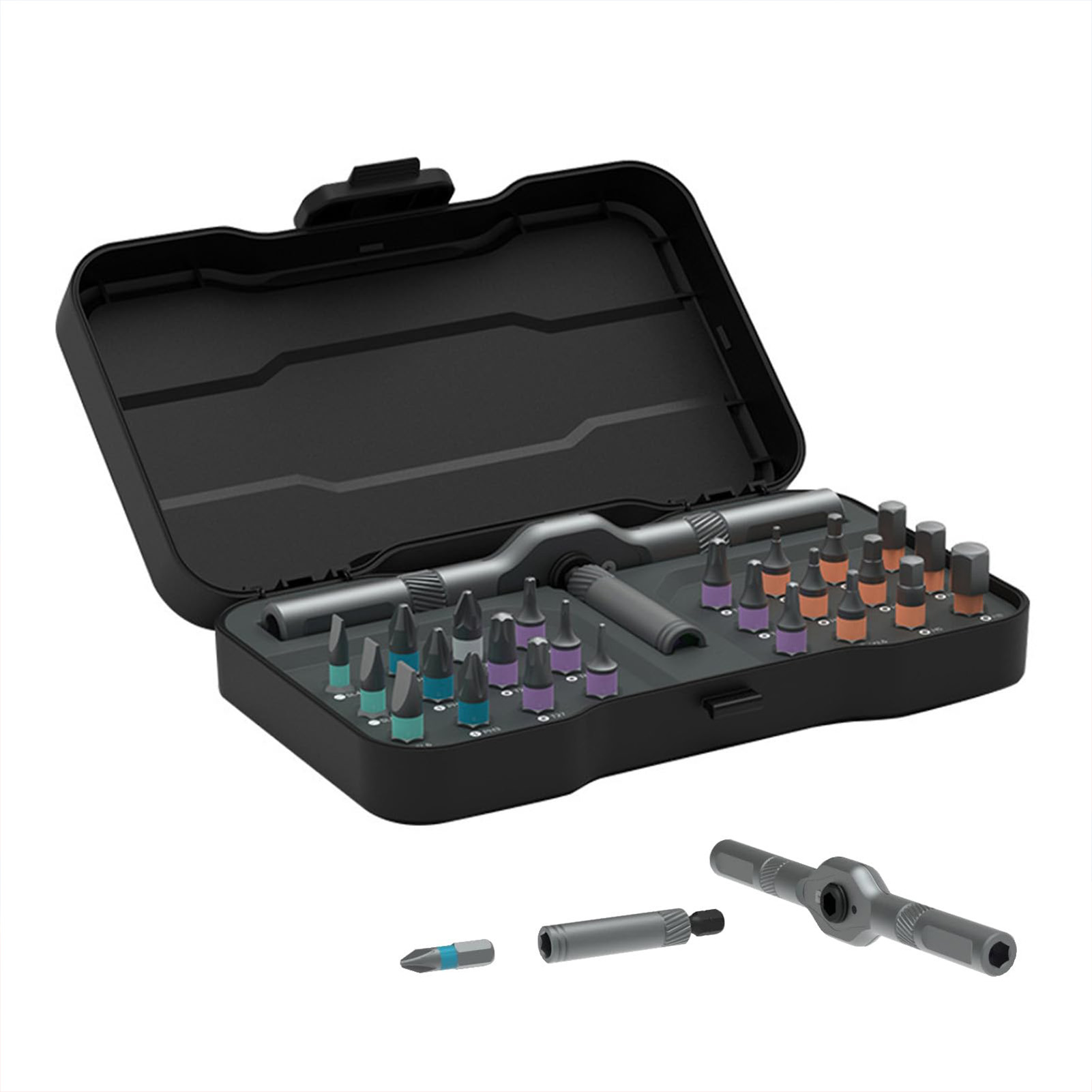 24 in 1 Magnetic Screwdriver Set Switchable Multi Bit Home Repairs Tool Kit - Picture 14 of 14