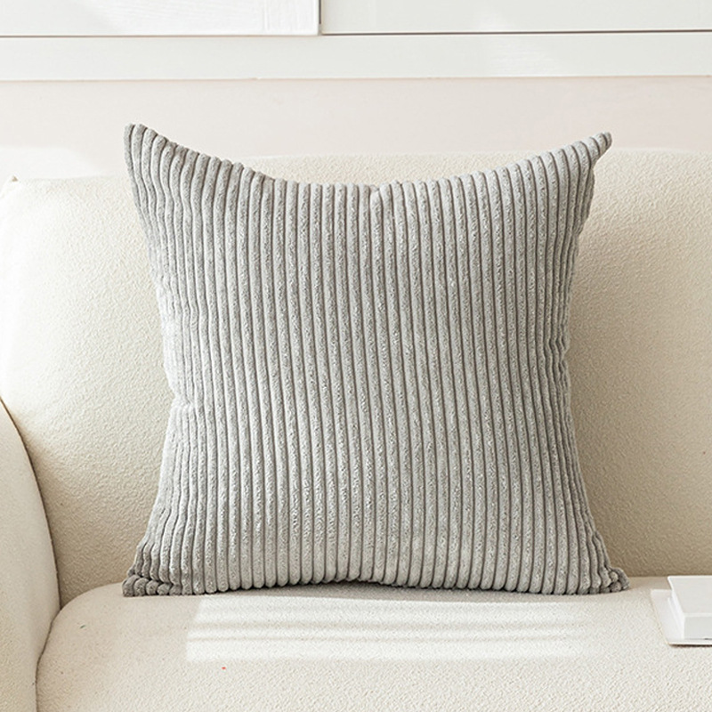 Durable Washable Corduroy Pillow Cover 45x45cm for Car Seats Sofa Gift Idea