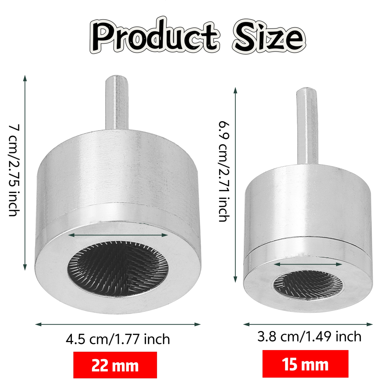 15/22mm Copper Pipe Cleaner Copper Tube Deburring Tool Plumbing Brush Drill Bit