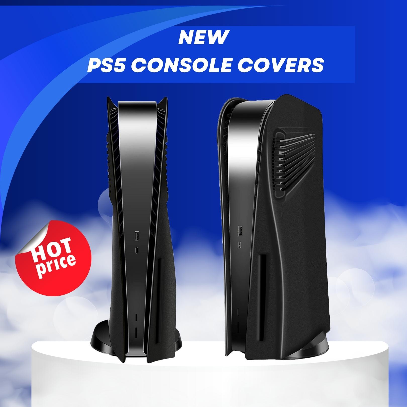 Placas de cubierta de consola para PS5 Disc Edition, placa frontal de ventilación, carcasa de protección ABS - Imagen 2 de 33