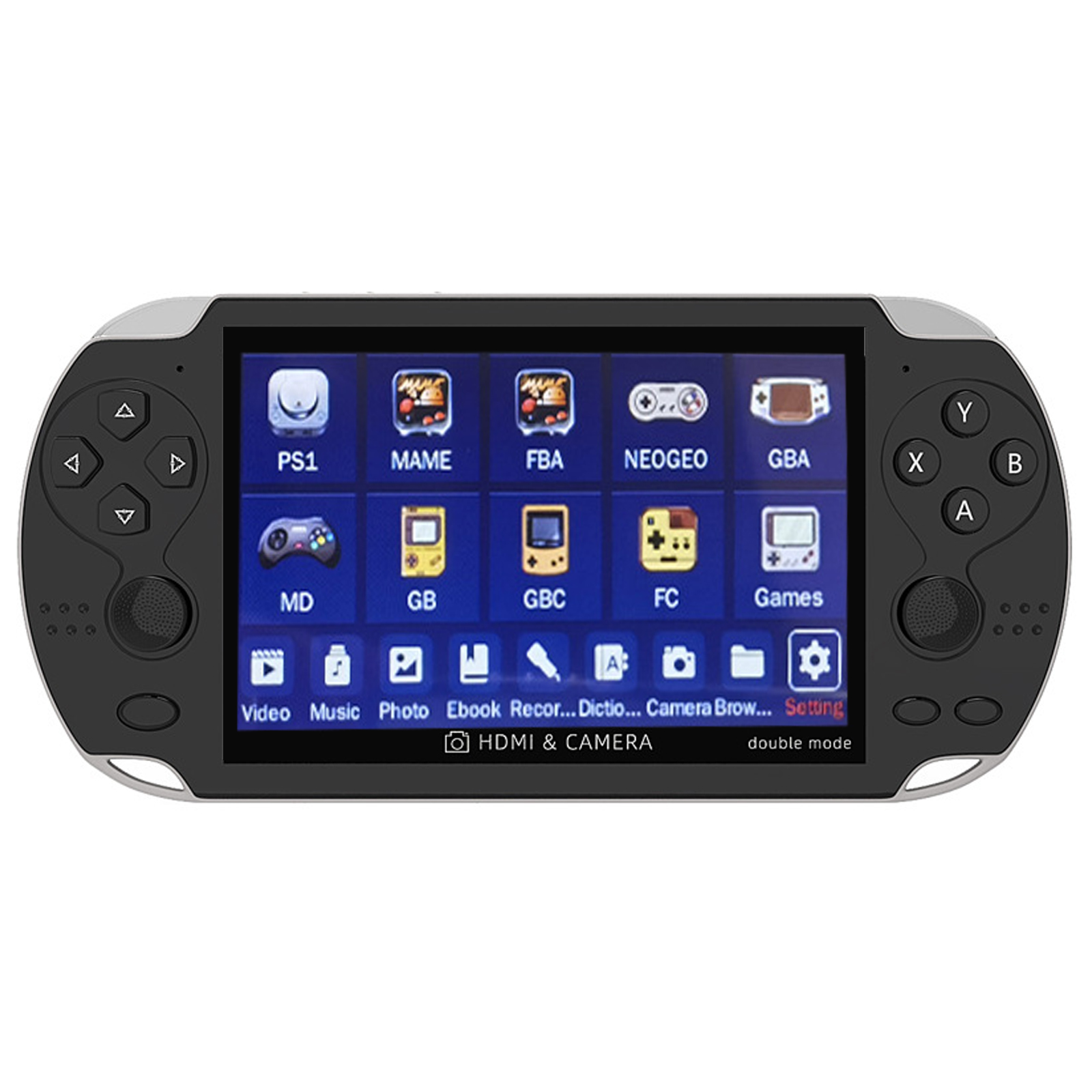 A3 4.3" Screen Handheld Retro Arcade 10 Emulators 8G Game Consoles - Picture 10 of 10