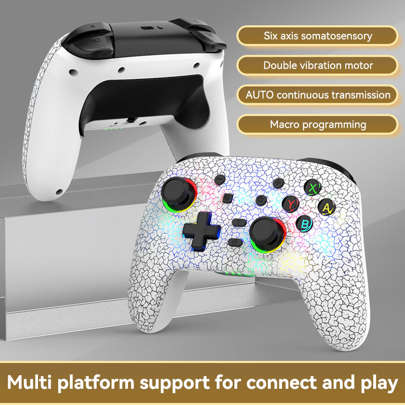 Wireless Game Controller for Switch, Six-axis, Vibration, Macro Programming, RGB - Picture 11 of 12