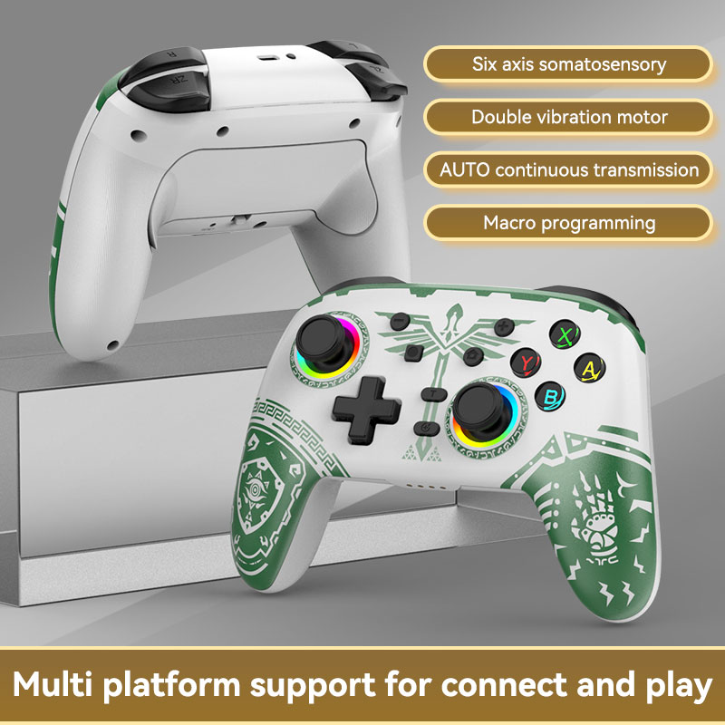 Controlador de juego para Switch/Lite/OLED con RGB/Programable/Turbo/Despertar - Imagen 10 de 36