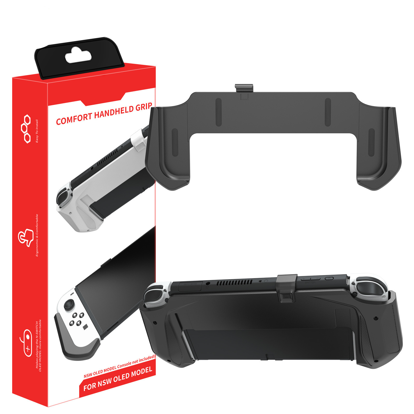 Funda Protectora Empuñadura para Nintendo Switch OLED, Accesorios Carcasa - Imagen 14 de 14