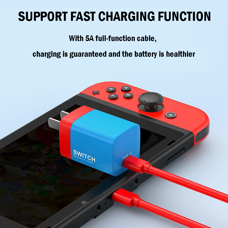 Alimentación de carga rápida para Nintendo Switch/OLED con conversión de pantalla de cable tipo C - Imagen 6 de 17