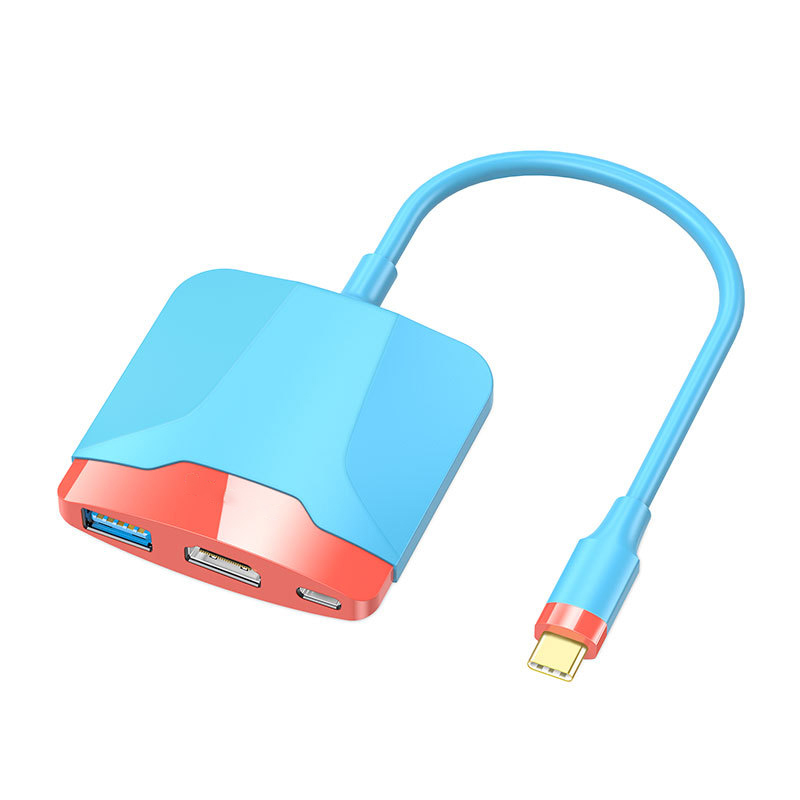 3 In 1 Docking Station USB 4K Type C- HDMI Fast Charging HUB for Nintendo Switch - Picture 8 of 9