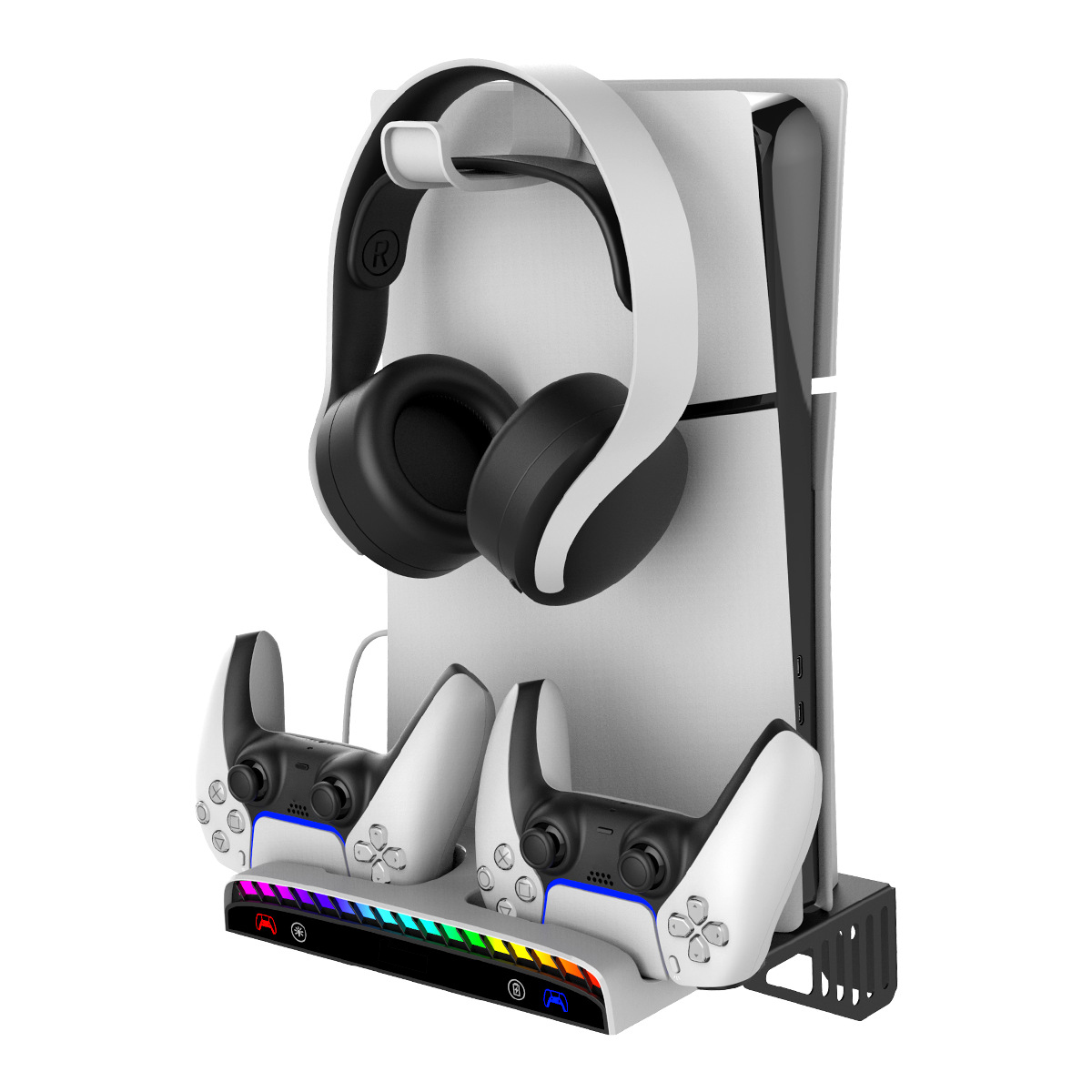 Wall Mount Bracket for PlayStation Slim Console with Controller Charging Dock - Picture 8 of 8