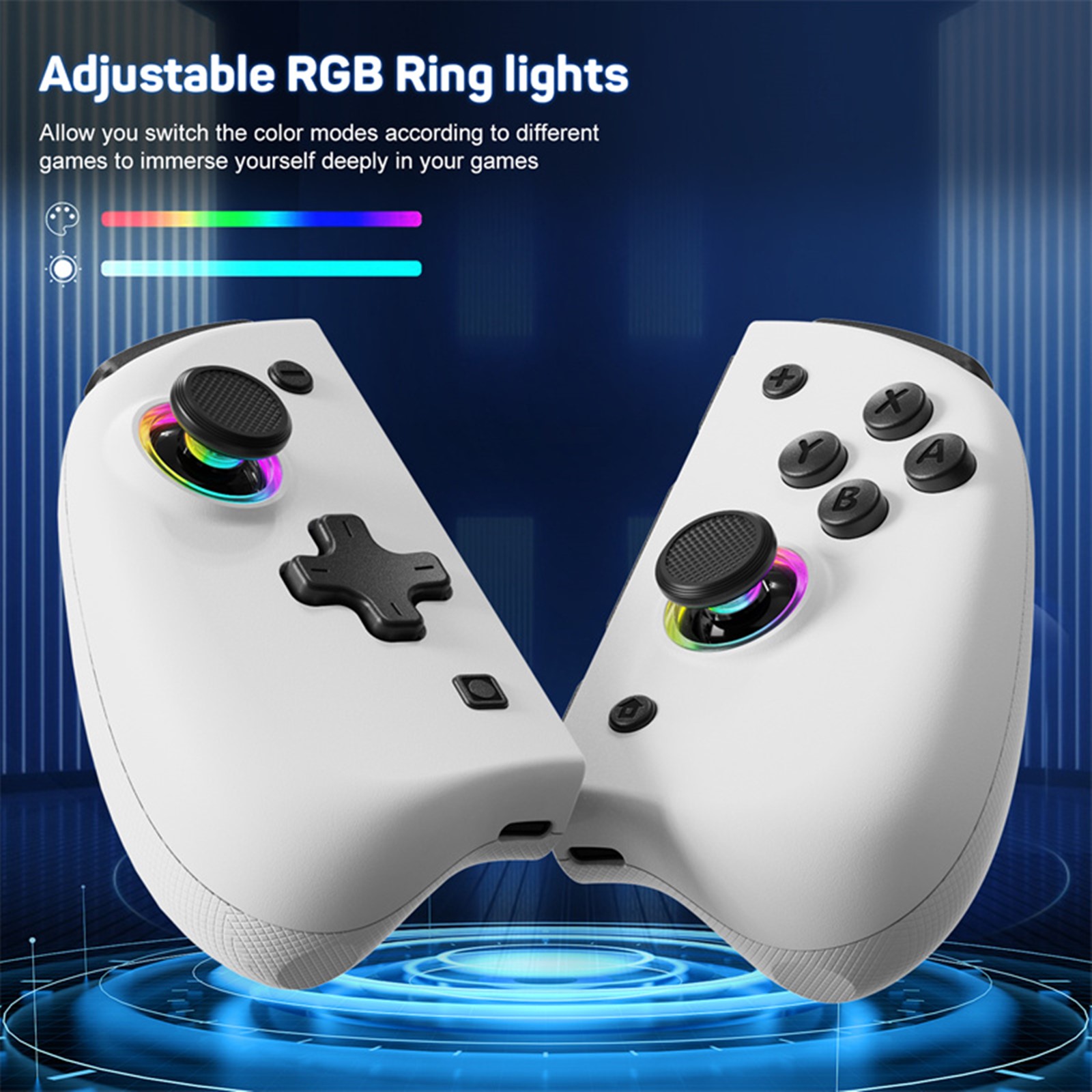 Game Controller for Switch/OLED with Adjustable TURBO/Vibration/Programmable/RGB - Picture 43 of 56