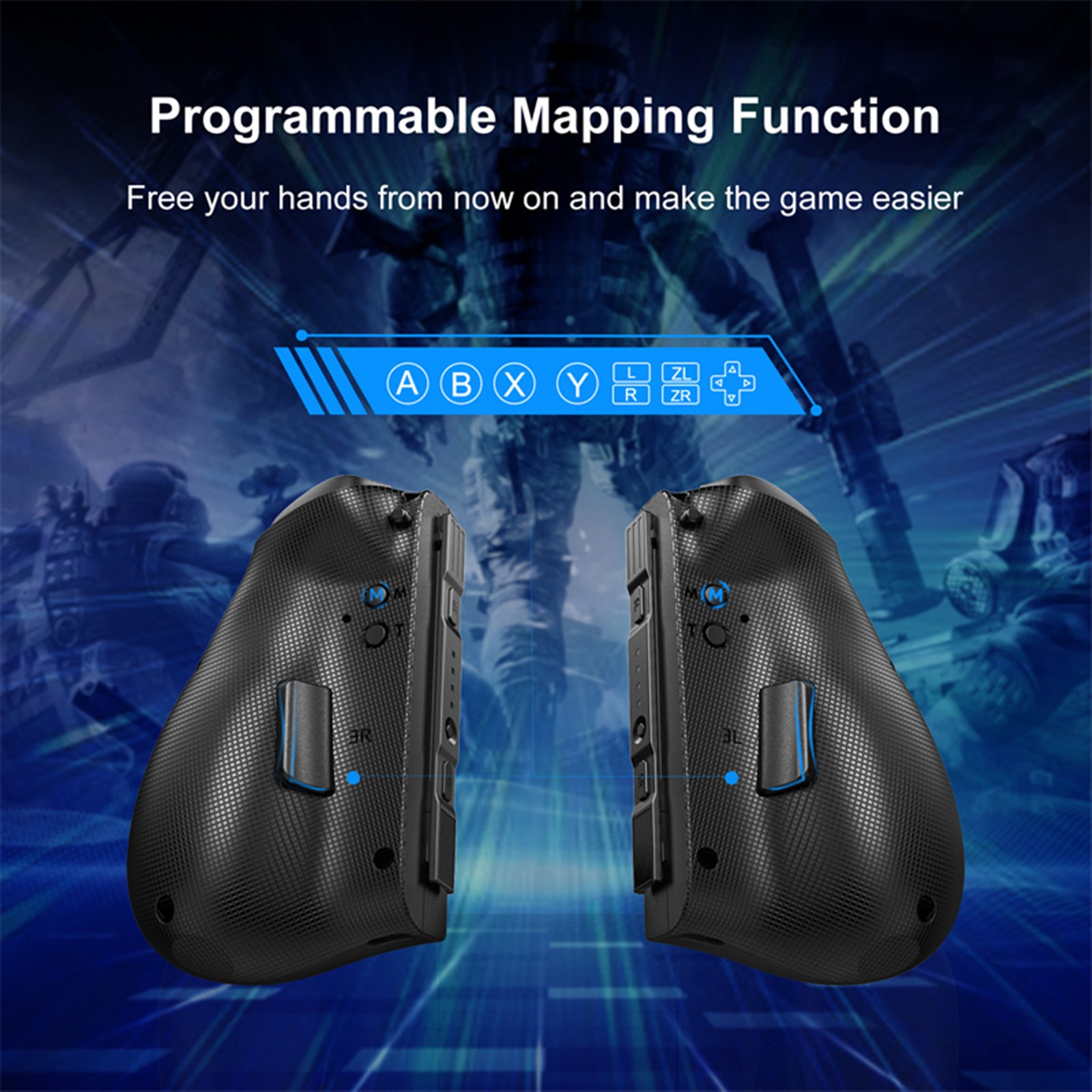 Game Controller for Switch/OLED with Adjustable TURBO/Vibration/Programmable/RGB - Picture 9 of 56