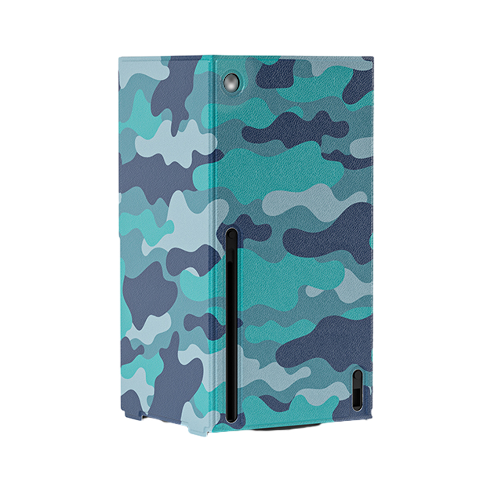 thumbnail image 1 of Funda protectora de cuero para Xbox Series X/S, carcasa protectora para consola de videojuegos, accesorios de funda de cuero con succión magnética, 1 of 6