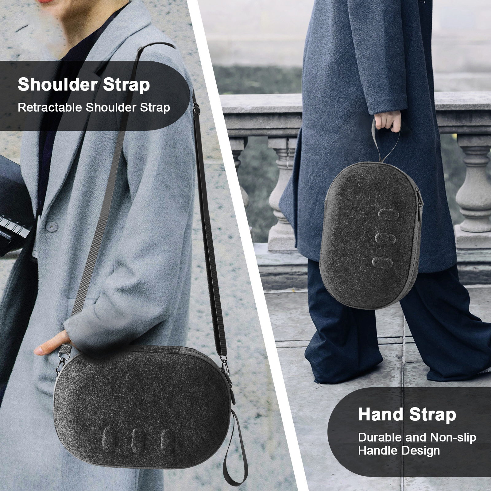 Tragbare Anti-Sturz und Anti-Kratzer VR Zubehör Aufbewahrungstasche für Meta Quest 3 - Bild 7 von 21
