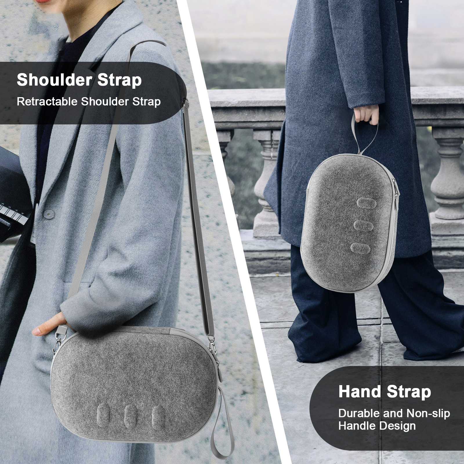 Tragbare Anti-Sturz und Anti-Kratzer VR Zubehör Aufbewahrungstasche für Meta Quest 3 - Bild 17 von 21