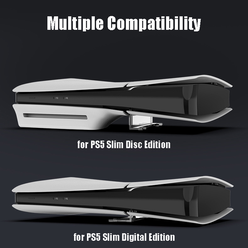 Acrylic Horizontal Stand for Ps5 Slim Console, Simple Bracket Accessories