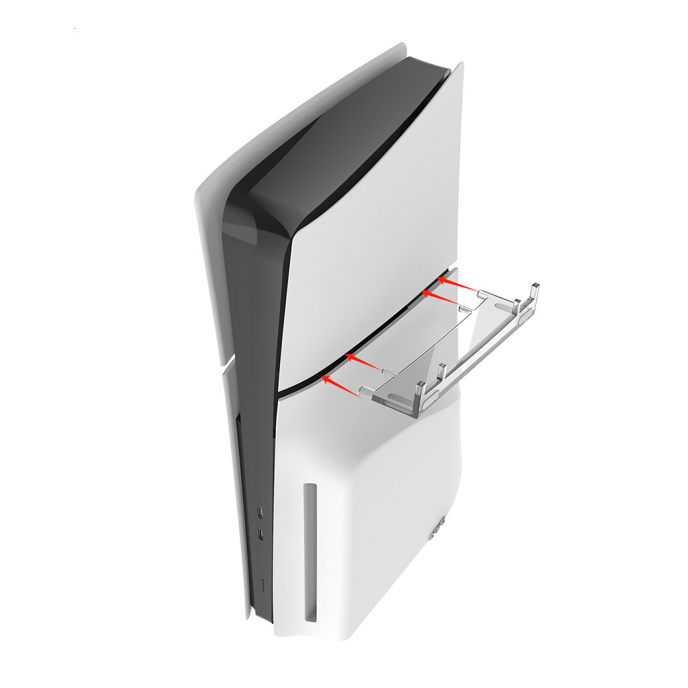 Acrylic Horizontal Stand for Ps5 Slim Console, Simple Bracket Accessories