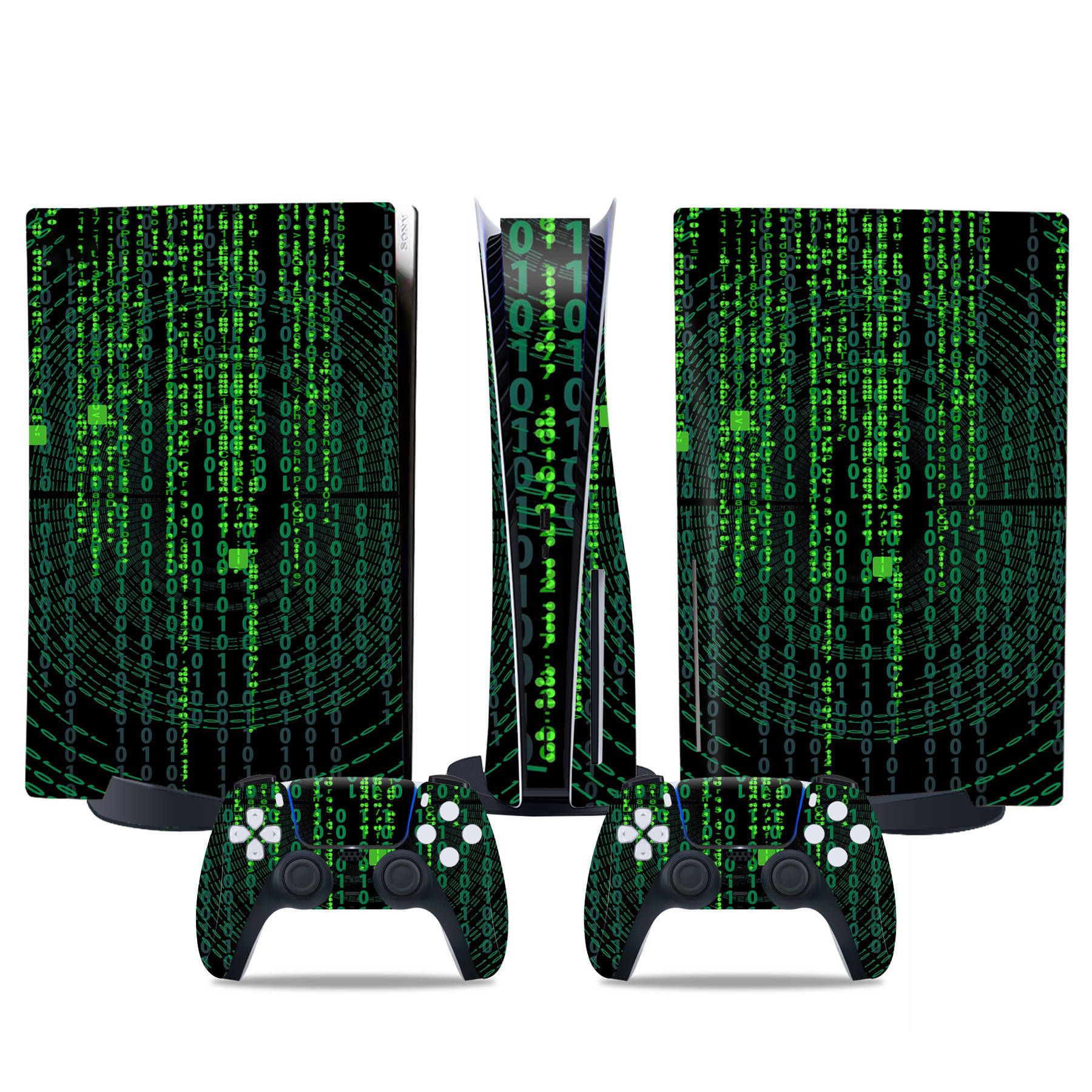 Fundas adhesivas para la consola y los mandos de la PS5 Disc Edition: accesorios protectores de recambio para montar tú mismo