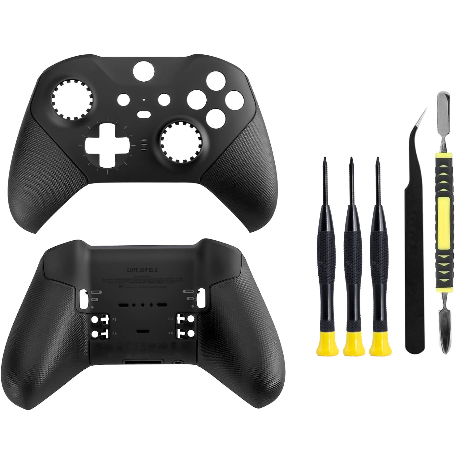 thumbnail image 1 of Kit de reparación para sustituir la carcasa frontal y trasera y la cubierta frontal del mando Xbox One Elite Series 2, 1 of 9