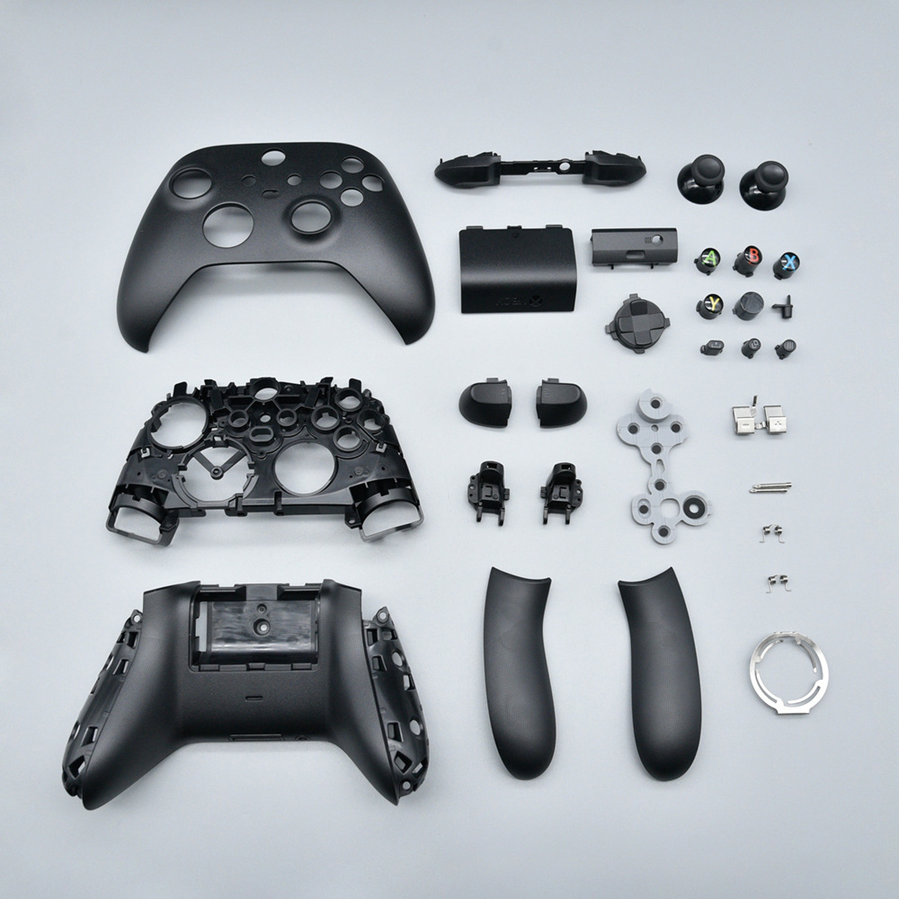 thumbnail image 1 of Kit de carcasa de repuesto para mando Xbox Series X y S, carcasa completa, panel, marco central, raíles laterales, botones (ABXY, LT RT, LB RB). Carcasa y joysticks personalizados DIY, 1 of 6