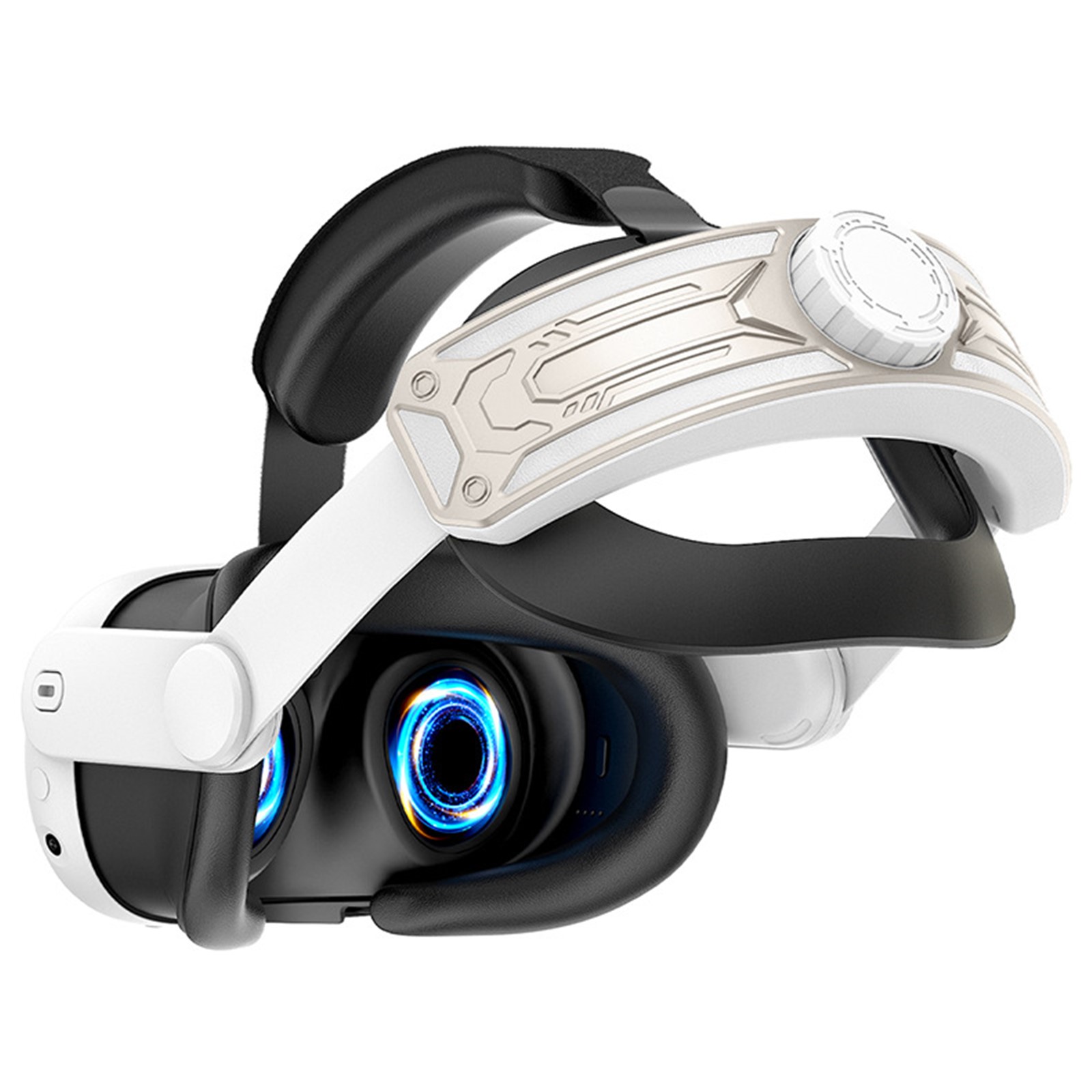 thumbnail image 1 of Diadema cómoda para Meta Quest 3, correa de repuesto ligera accesorios de realidad virtual, reduce la presión sobre la cara, está acolchada para mayor comodidad y tiene un práctico diseño abatible, 1 of 9