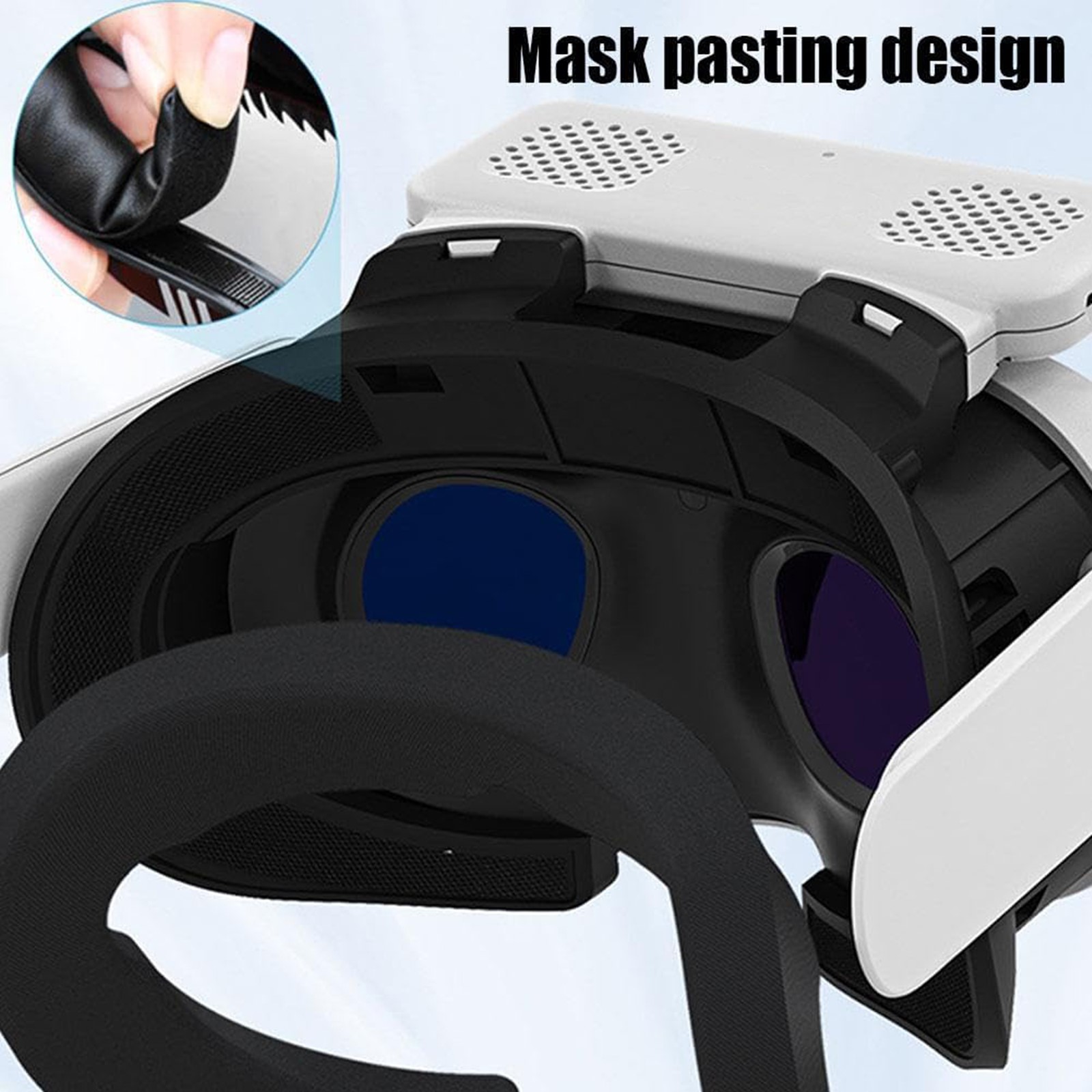 Mask with Cooling Fan for Meta Quest 3 Accessories with Face Buffer Pad - Picture 16 of 17