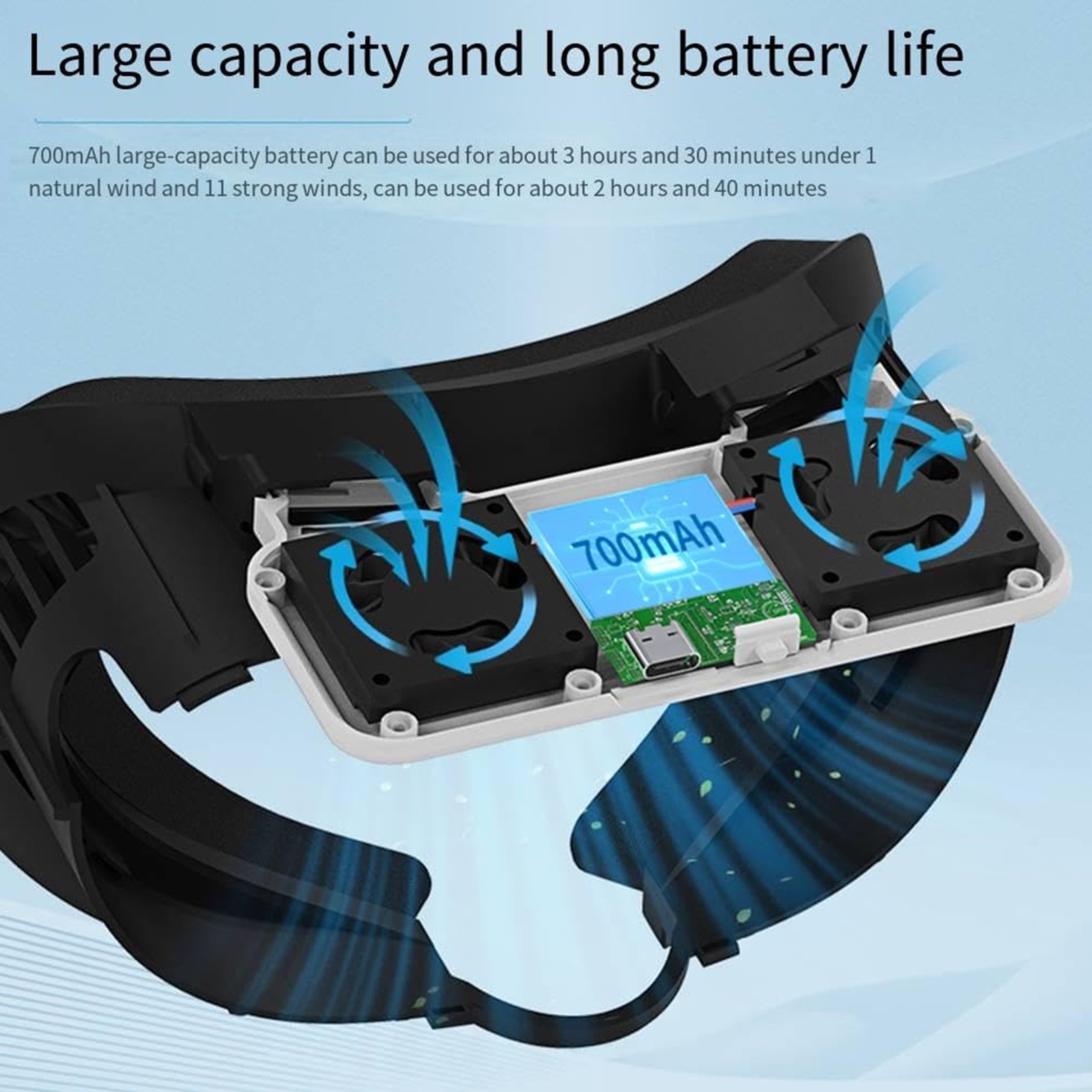 Mask with Cooling Fan for Meta Quest 3 Accessories with Face Buffer Pad - Picture 14 of 17
