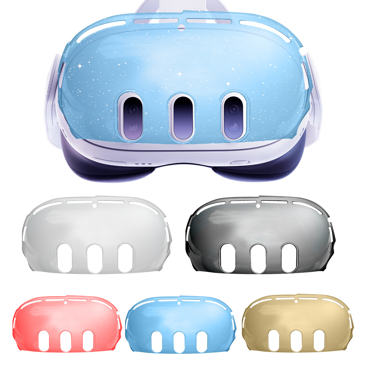 Accesorios VR para Meta Quest 3, VR Auriculares Carcasa Protectora Cubierta - Imagen 14 de 31