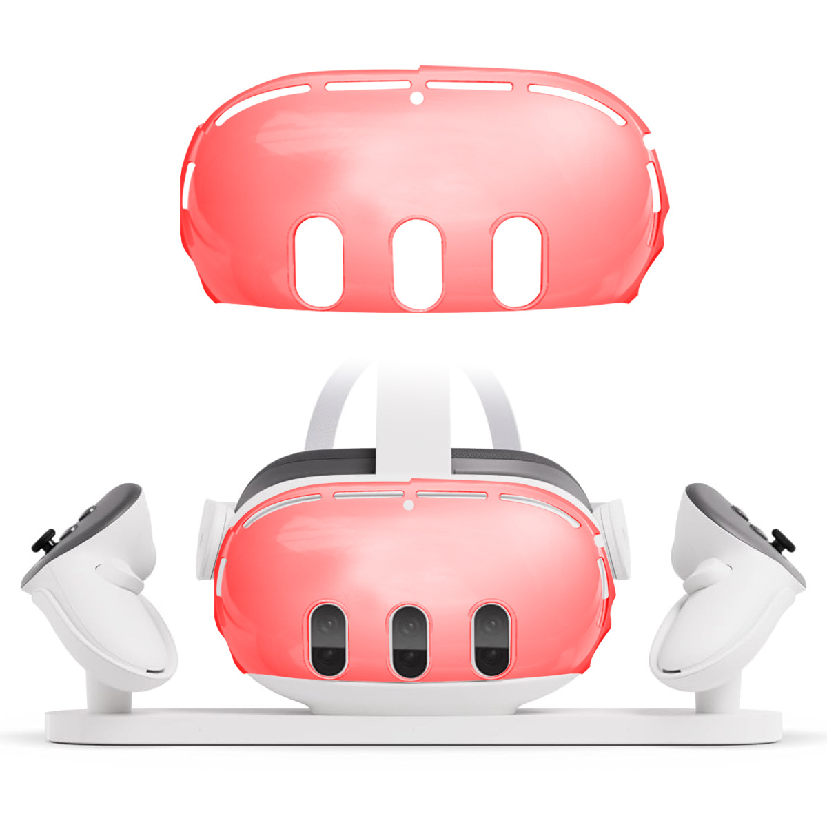 Accesorios VR para Meta Quest 3, VR Auriculares Carcasa Protectora Cubierta - Imagen 18 de 31