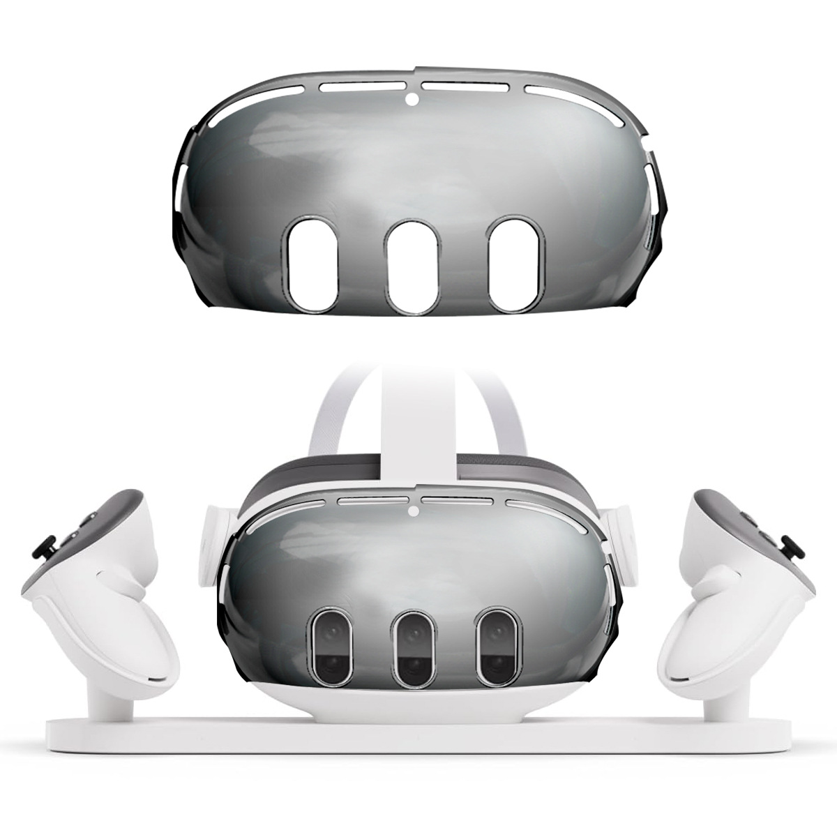 Accesorios VR para Meta Quest 3, VR Auriculares Carcasa Protectora Cubierta - Imagen 3 de 31