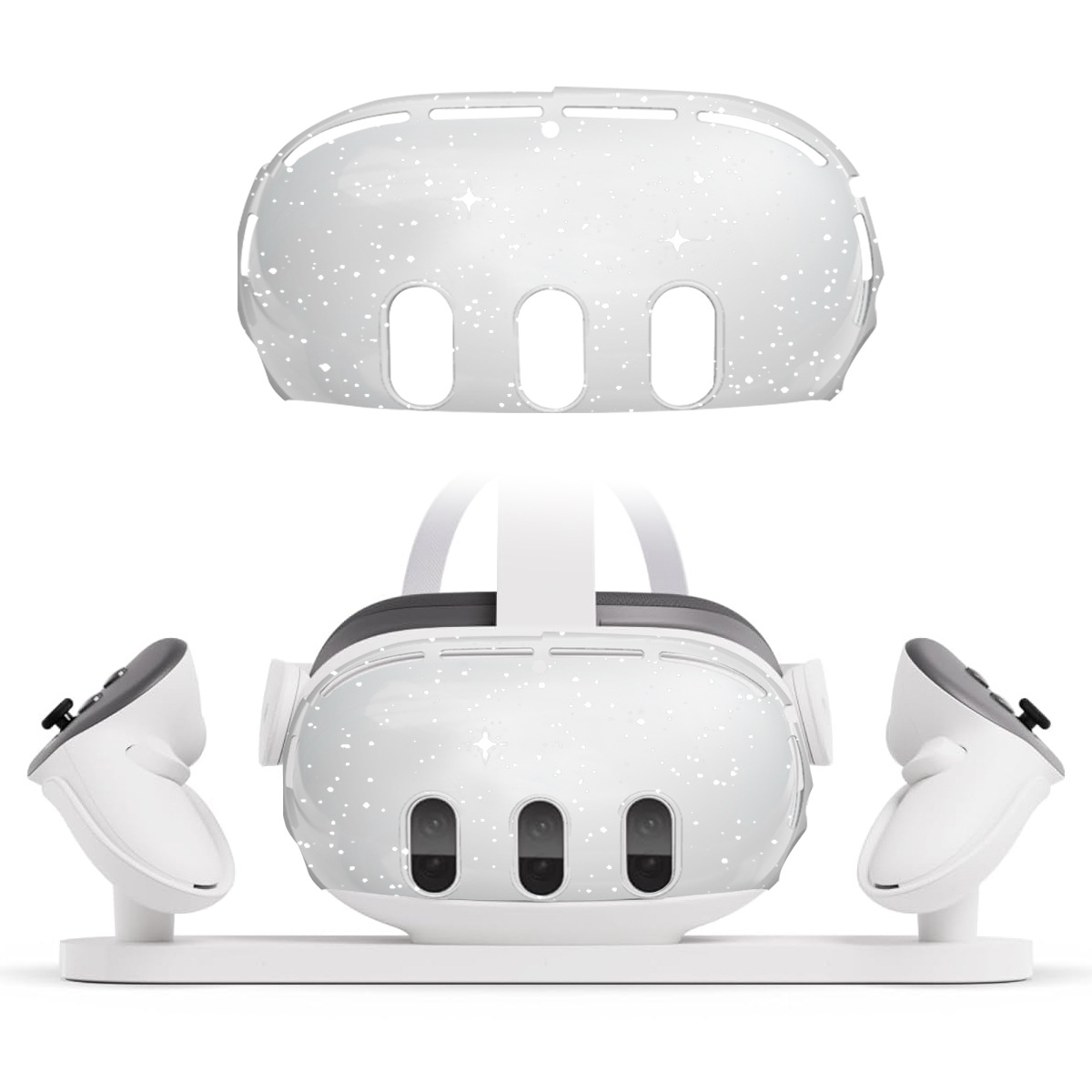 Accesorios VR para Meta Quest 3, VR Auriculares Carcasa Protectora Cubierta - Imagen 25 de 31