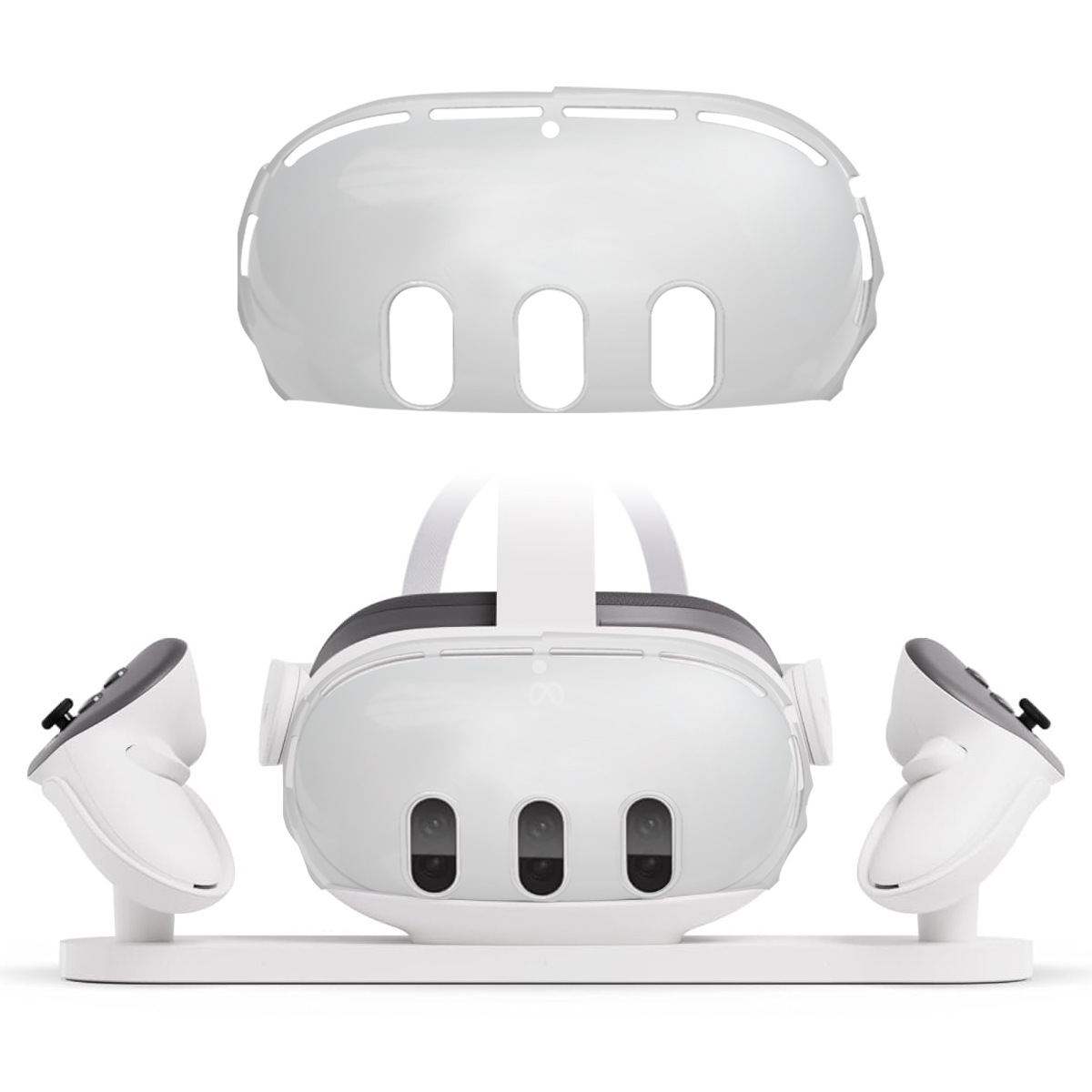 Accesorios VR para Meta Quest 3, VR Auriculares Carcasa Protectora Cubierta - Imagen 8 de 31