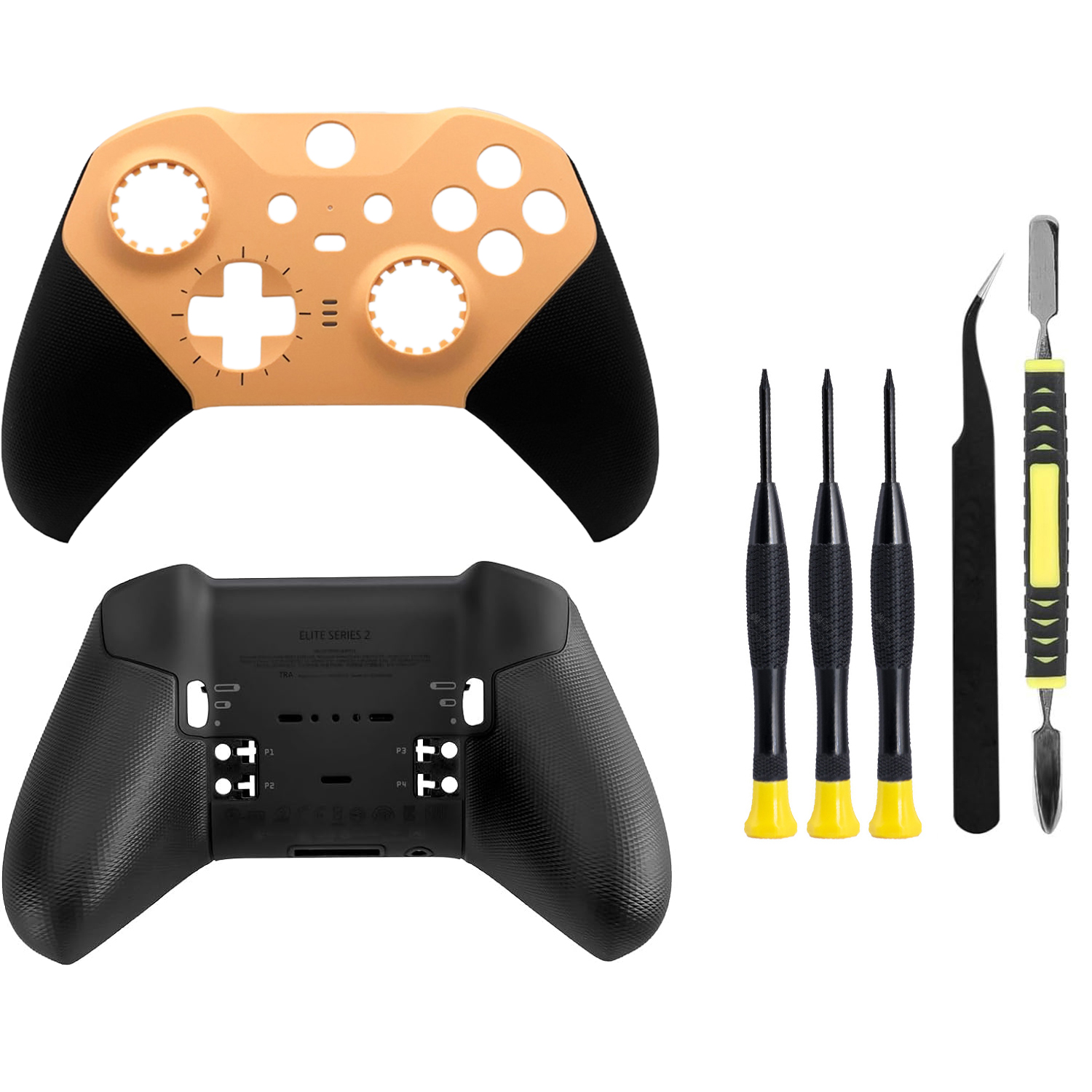 thumbnail image 1 of Kit de reparación para sustituir la carcasa frontal y trasera y la cubierta frontal del mando Xbox One Elite Series 2, 1 of 9