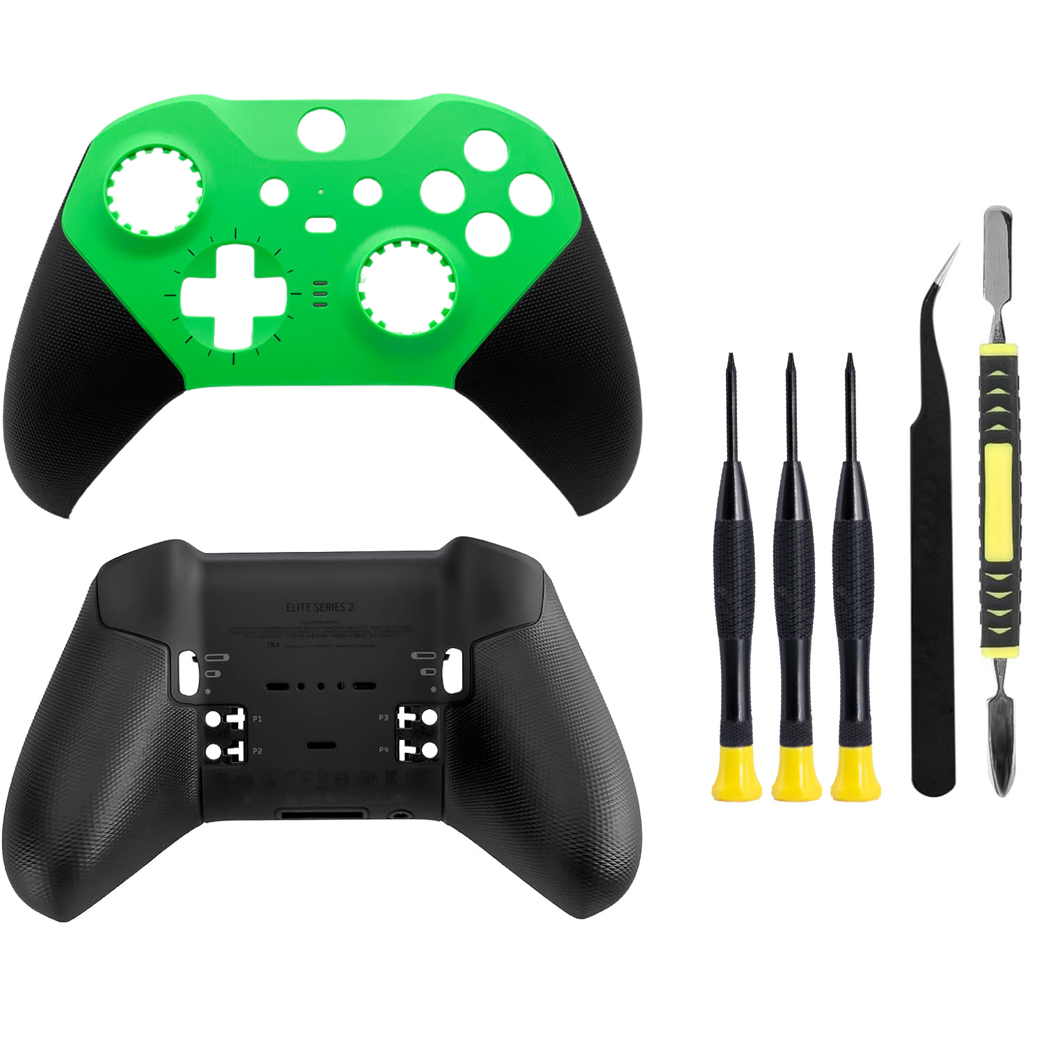 thumbnail image 1 of Kit de reparación para sustituir la carcasa frontal y trasera y la cubierta frontal del mando Xbox One Elite Series 2, 1 of 9