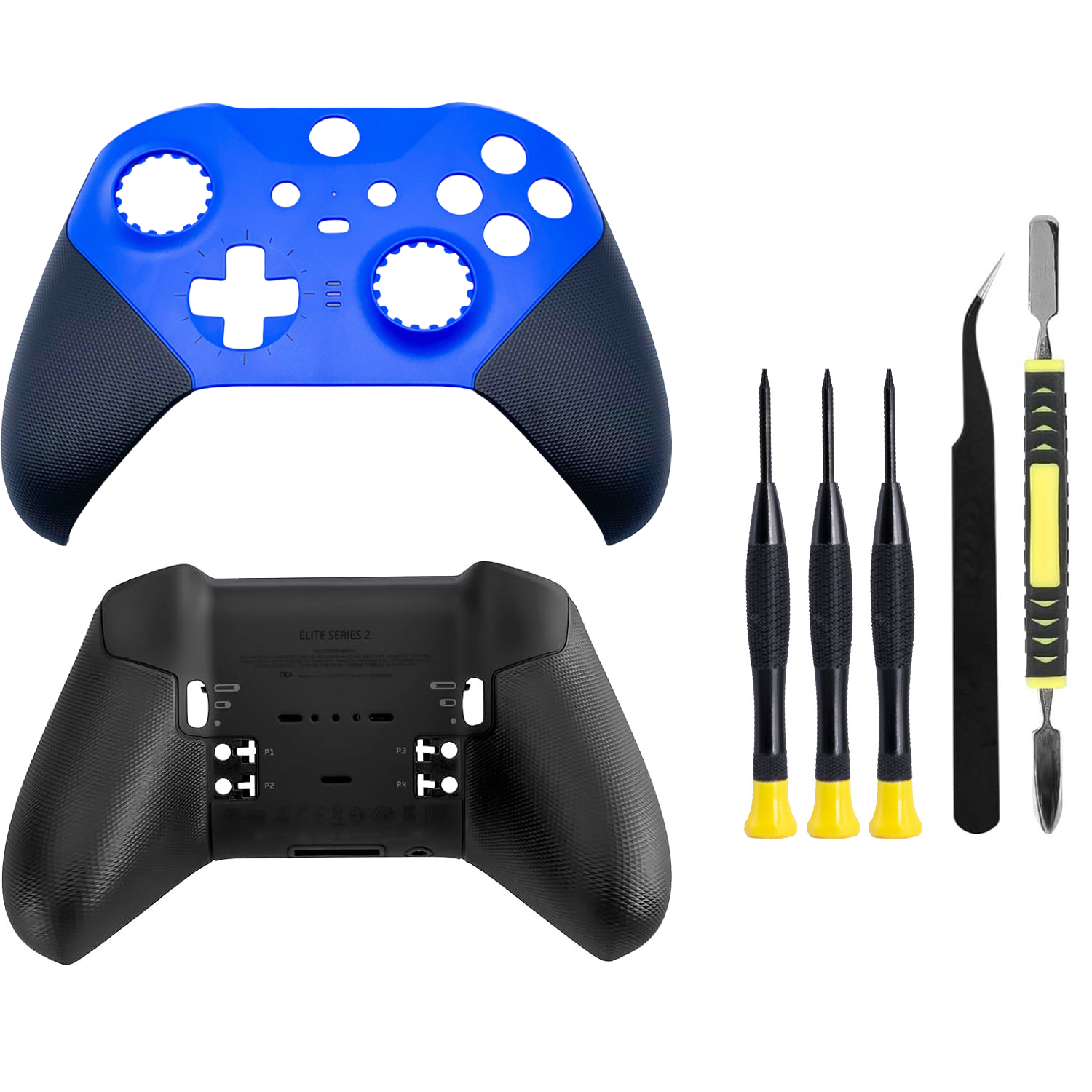 thumbnail image 1 of Kit de reparación para sustituir la carcasa frontal y trasera y la cubierta frontal del mando Xbox One Elite Series 2, 1 of 9