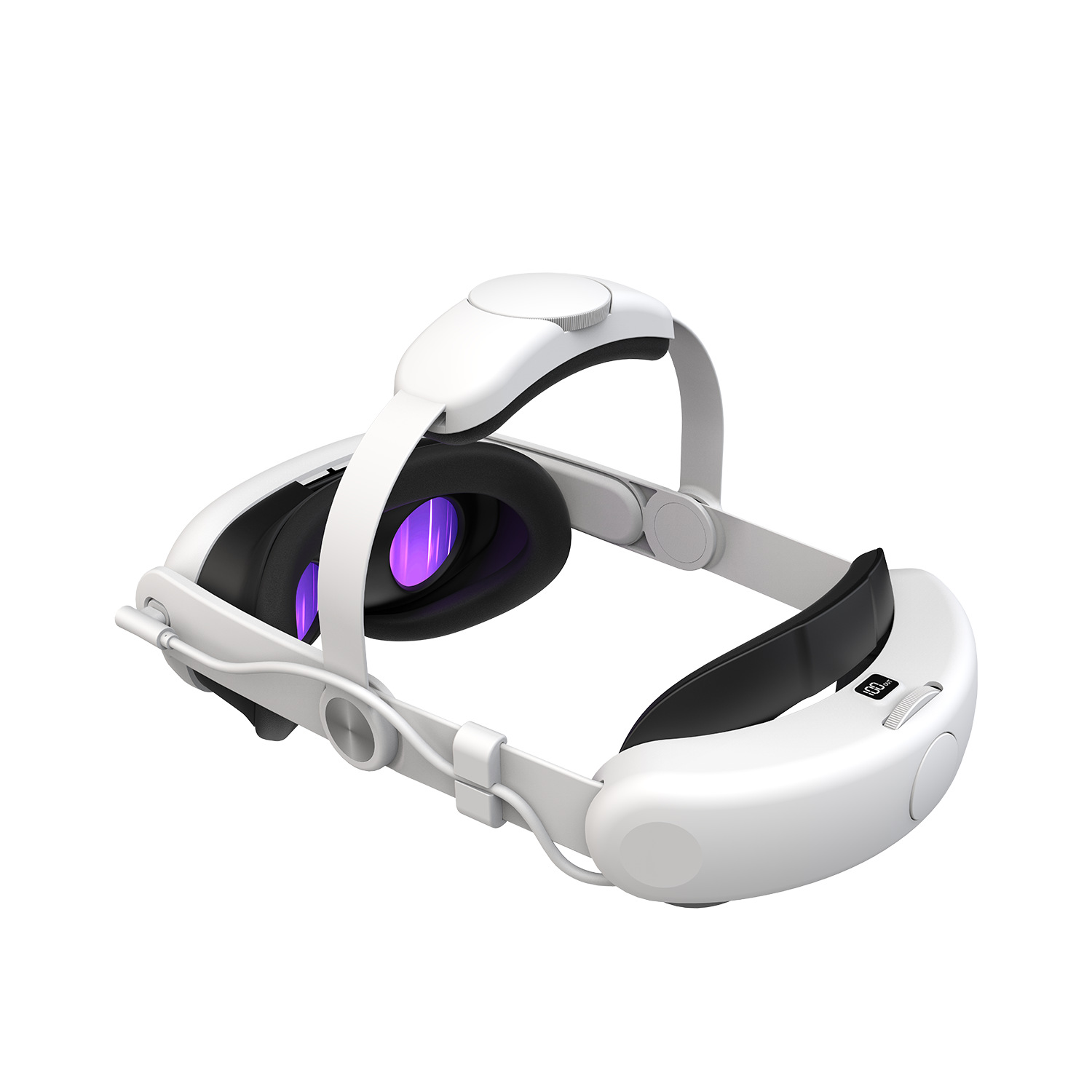 Casco de realidad virtual para Meta Quest 3, función de ajuste de tamaño, cómoda correa para la cabeza como accesorio de realidad virtual
