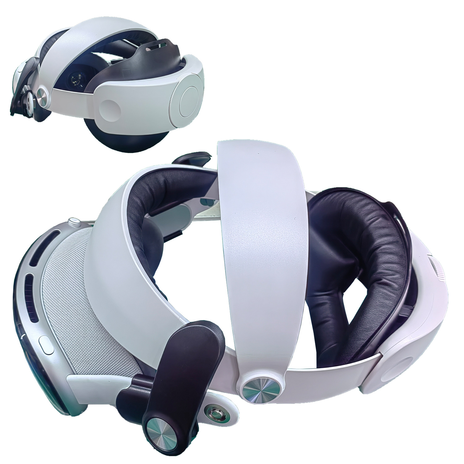 Diadema para Apple Vision Pro, diadema de repuesto ajustable, alivia la presión facial, equilibra el peso corporal, mejora el soporte y la comodidad, adecuada para los accesorios de Vision Pro