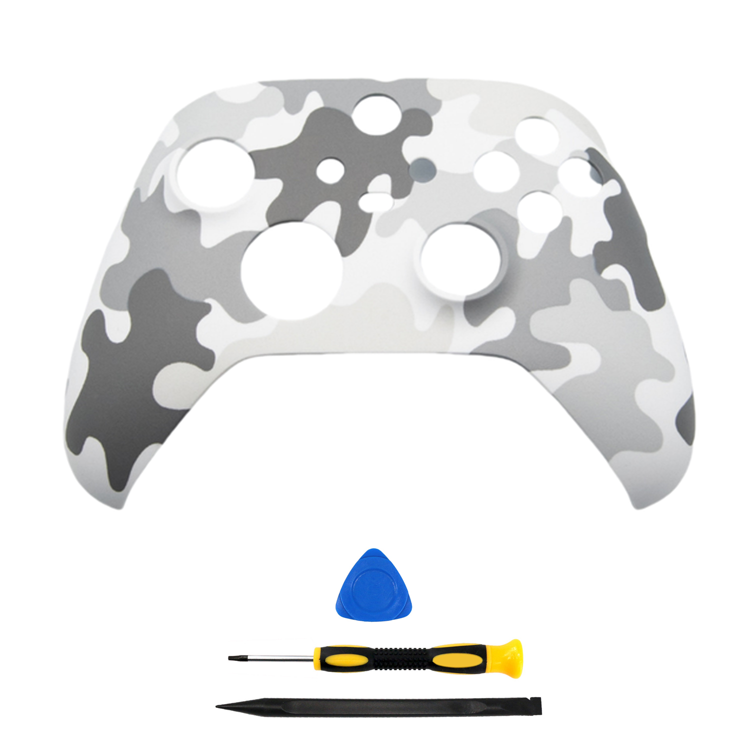 thumbnail image 1 of Recambio de cubierta para carcasa del mando Xbox Series X/S. Placa frontal para accesorios del mando Xbox, 1 of 8
