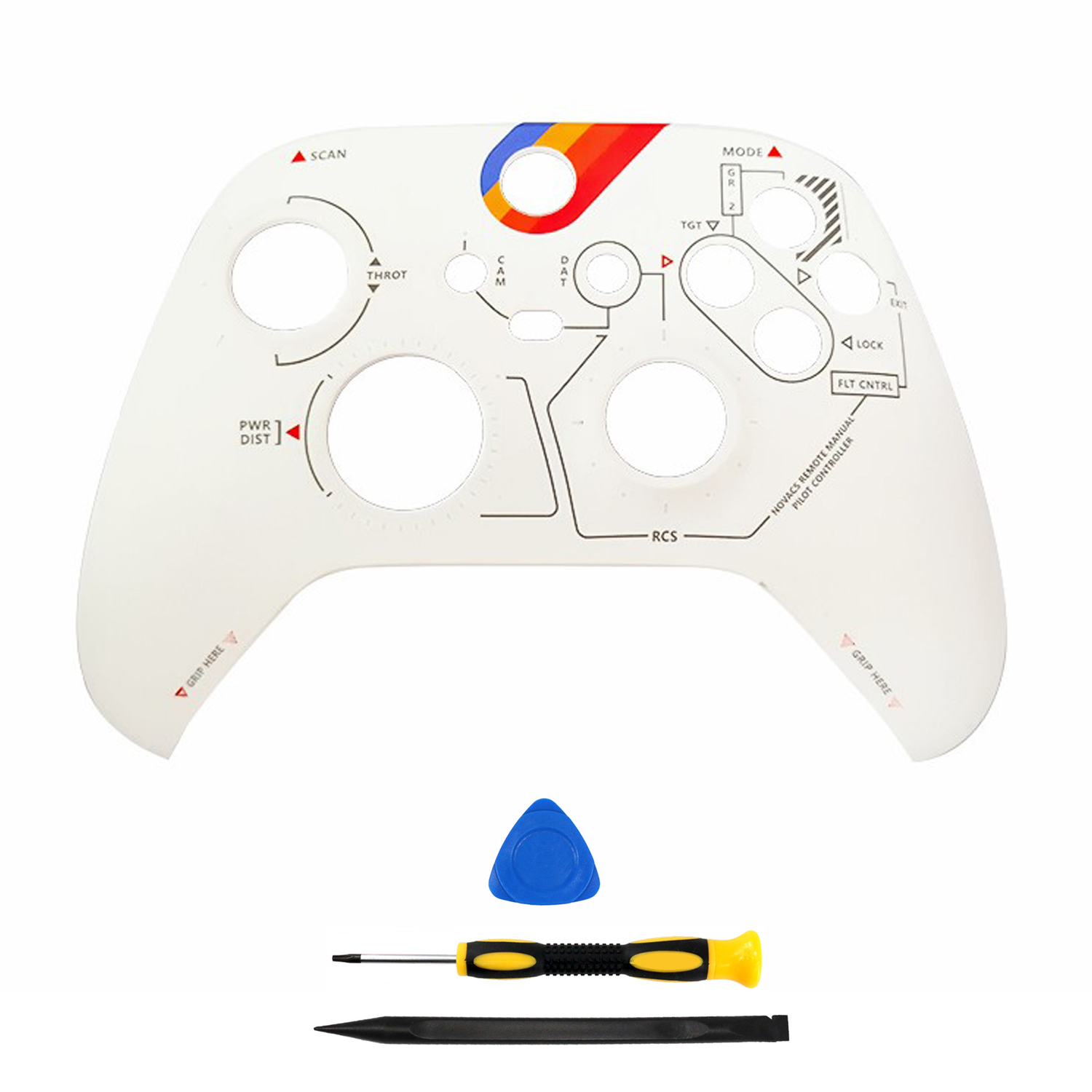 Recambio de cubierta para carcasa del mando Xbox Series X/S. Placa frontal para accesorios del mando Xbox
