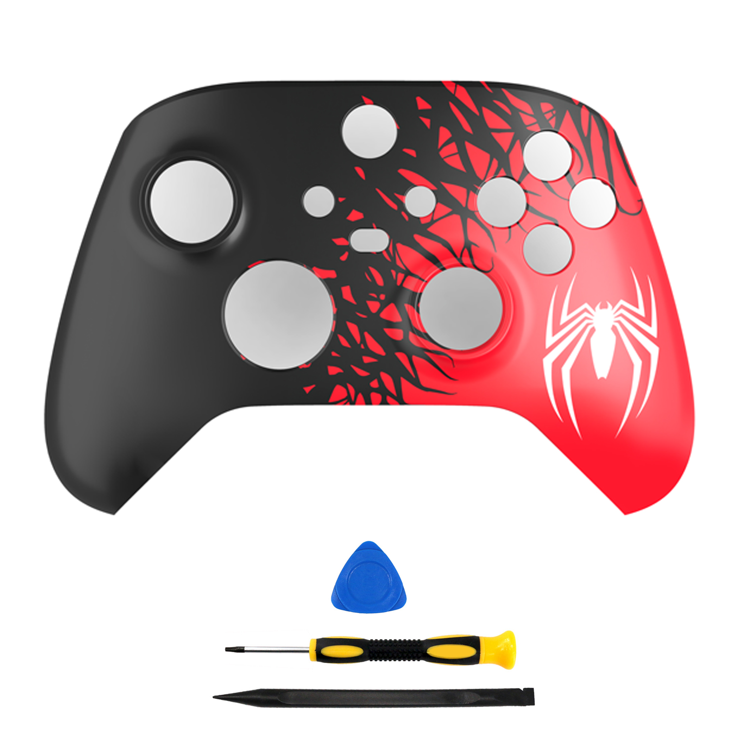 thumbnail image 1 of Recambio de cubierta para carcasa del mando Xbox Series X/S. Placa frontal para accesorios del mando Xbox, 1 of 8