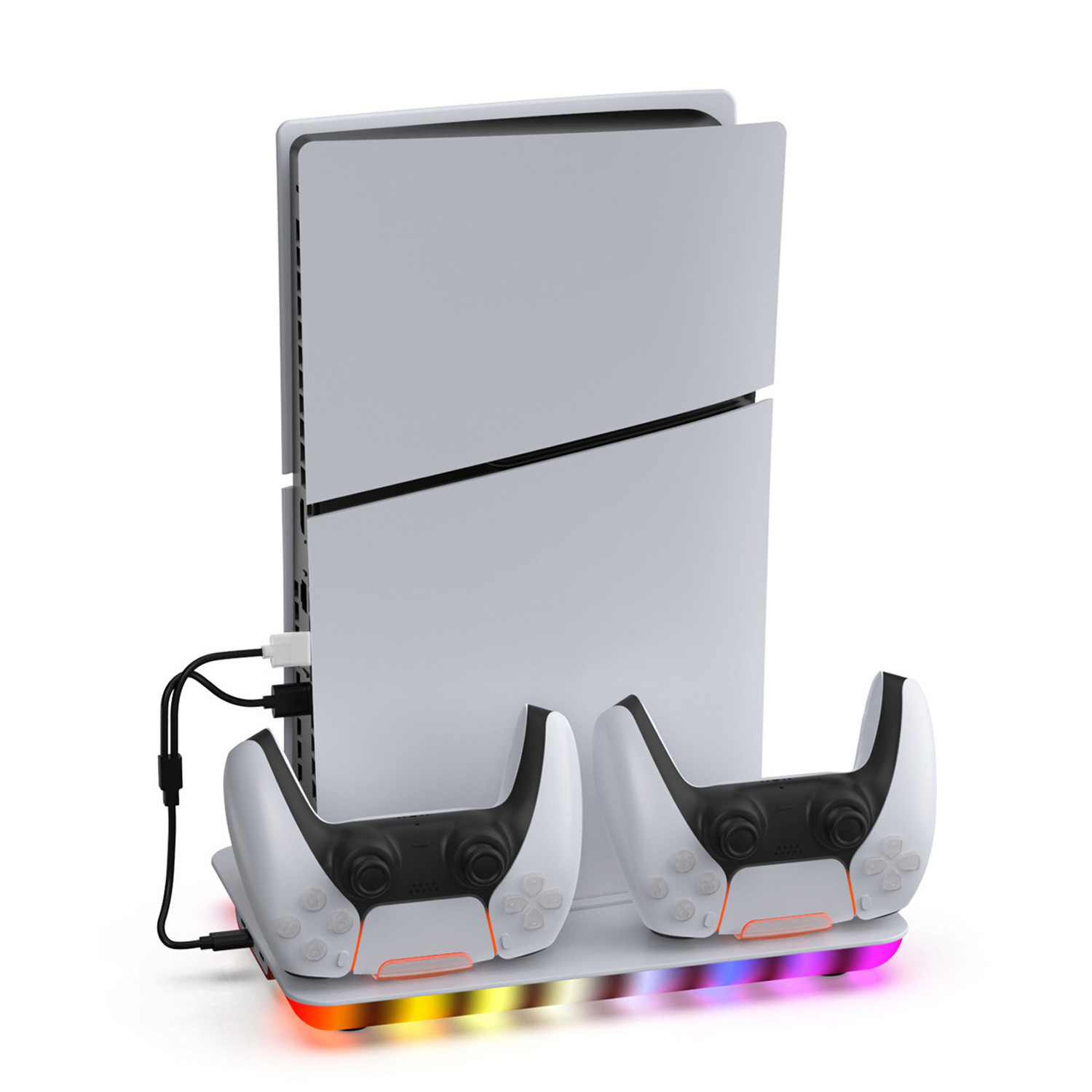 Vertical Cooling Dock with Controller Charging Stand for Ps5/ps5 Slim Console - Picture 8 of 8