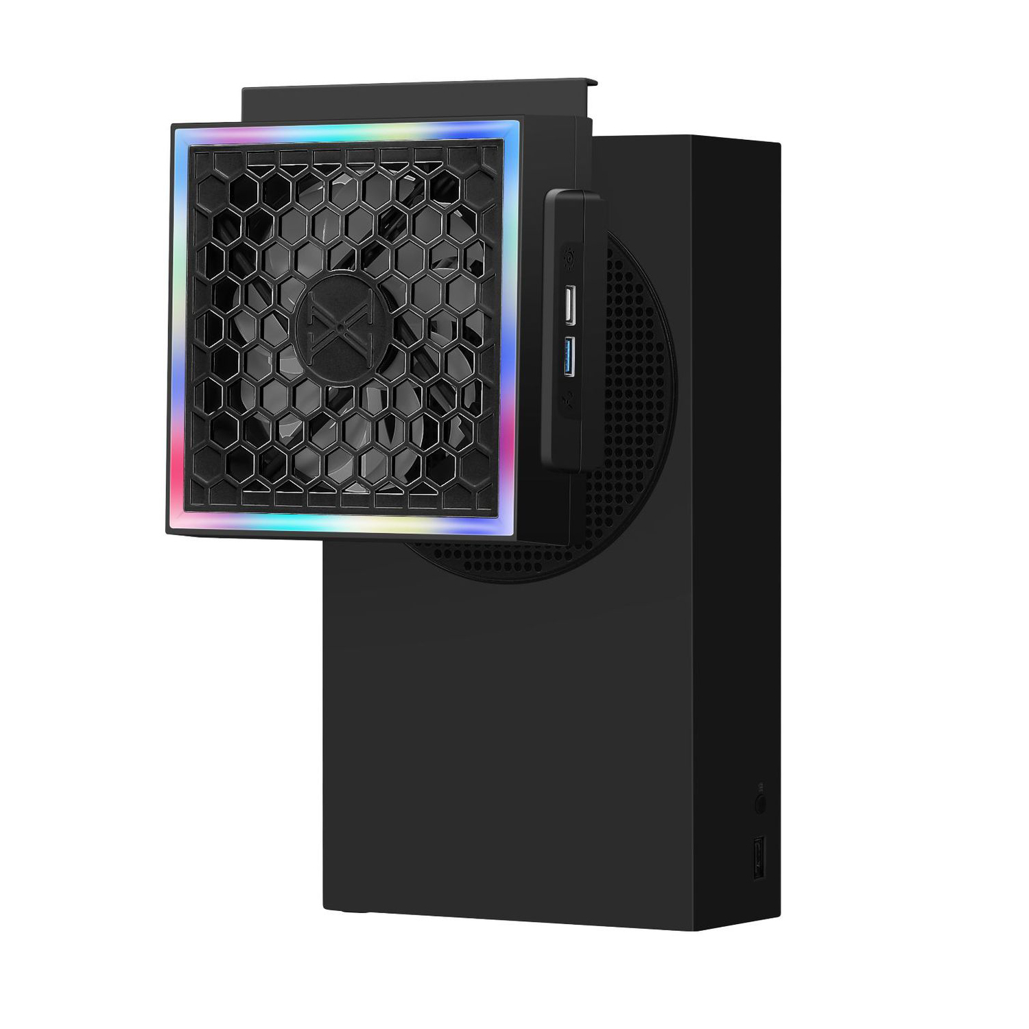 Ventilador de refrigeración apto para Xbox Series S soporte de refrigeración horizontal/vertical 2 puertos USB - Imagen 15 de 15