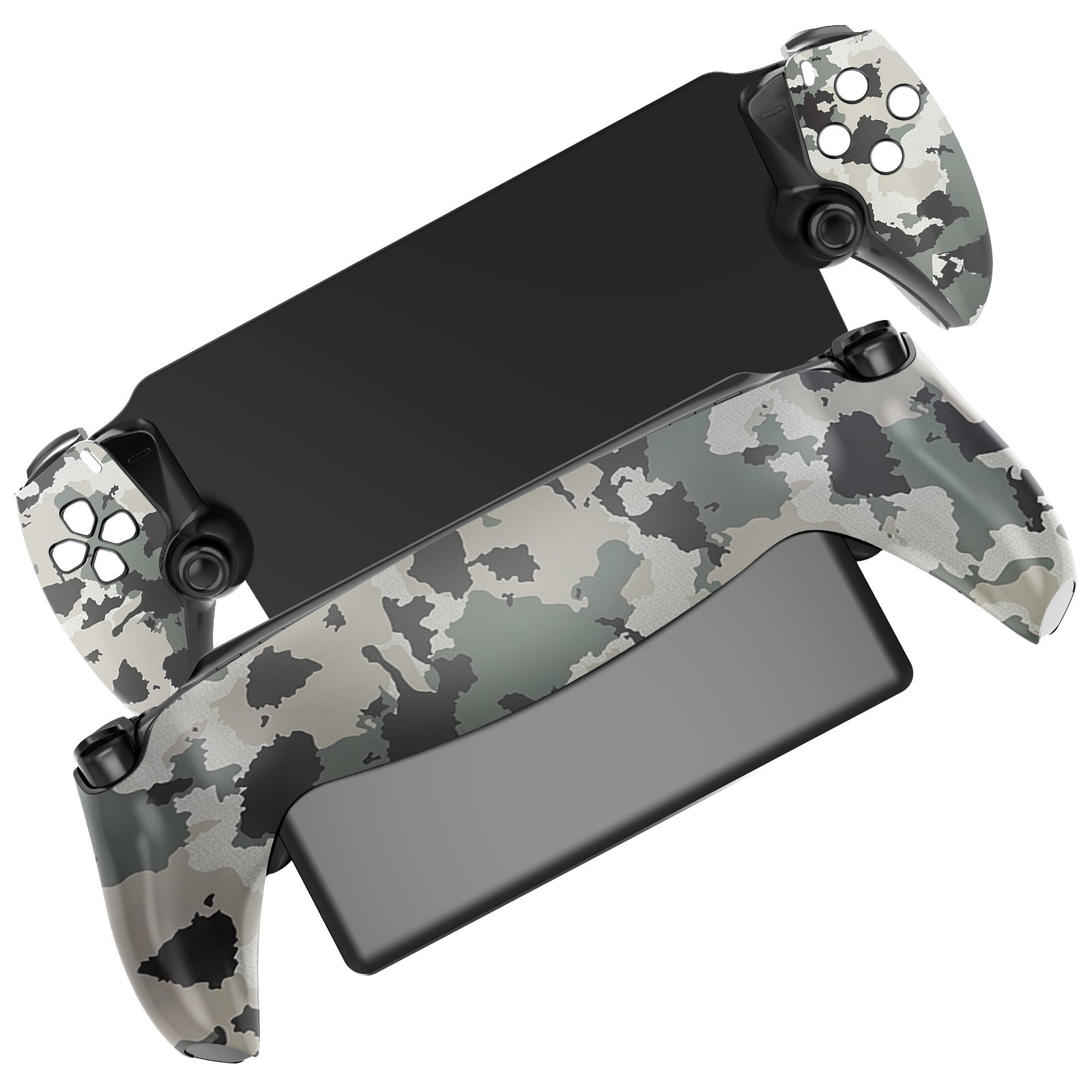 Placa protectora para PS5 Portal, recambio de carcasa ABS para mando remoto portátil, accesorios para la cubierta frontal y la placa trasera de PS5 Portal y herramientas de reparación
