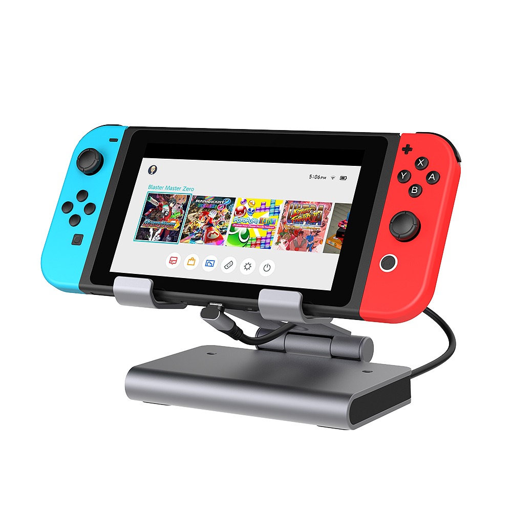Estación de acoplamiento con refrigeración para Steam Deck/OLED/ROG Ally X/Legion Go/MSI Claw, soporte 6 en 1 Base con HDMI 4K a 60 Hz, Ethernet de 1000 Mbps, 3 puertos USB-A 3.0 y carga rápida