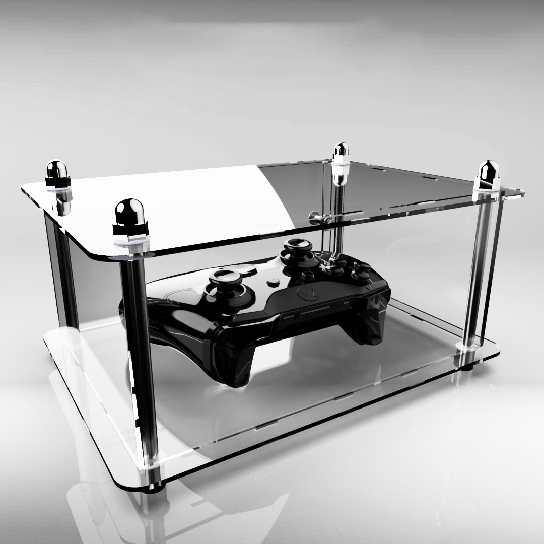 Caja de almacenamiento para mandos de videojuegos. Material acrílico transparente. Apilable. Funda protectora contra el polvo para mandos de PS4/PS5/Switch PRO/Xbox