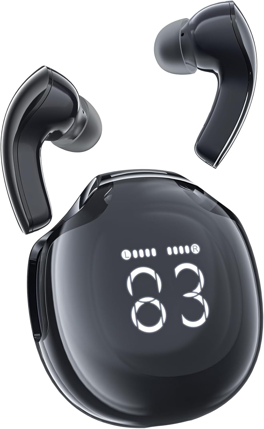 Bluetooth Kopfhörer Wireless Earbuds Headphones mit ENC Noise Cancelling LED Mikrofon - Bild 27 von 32