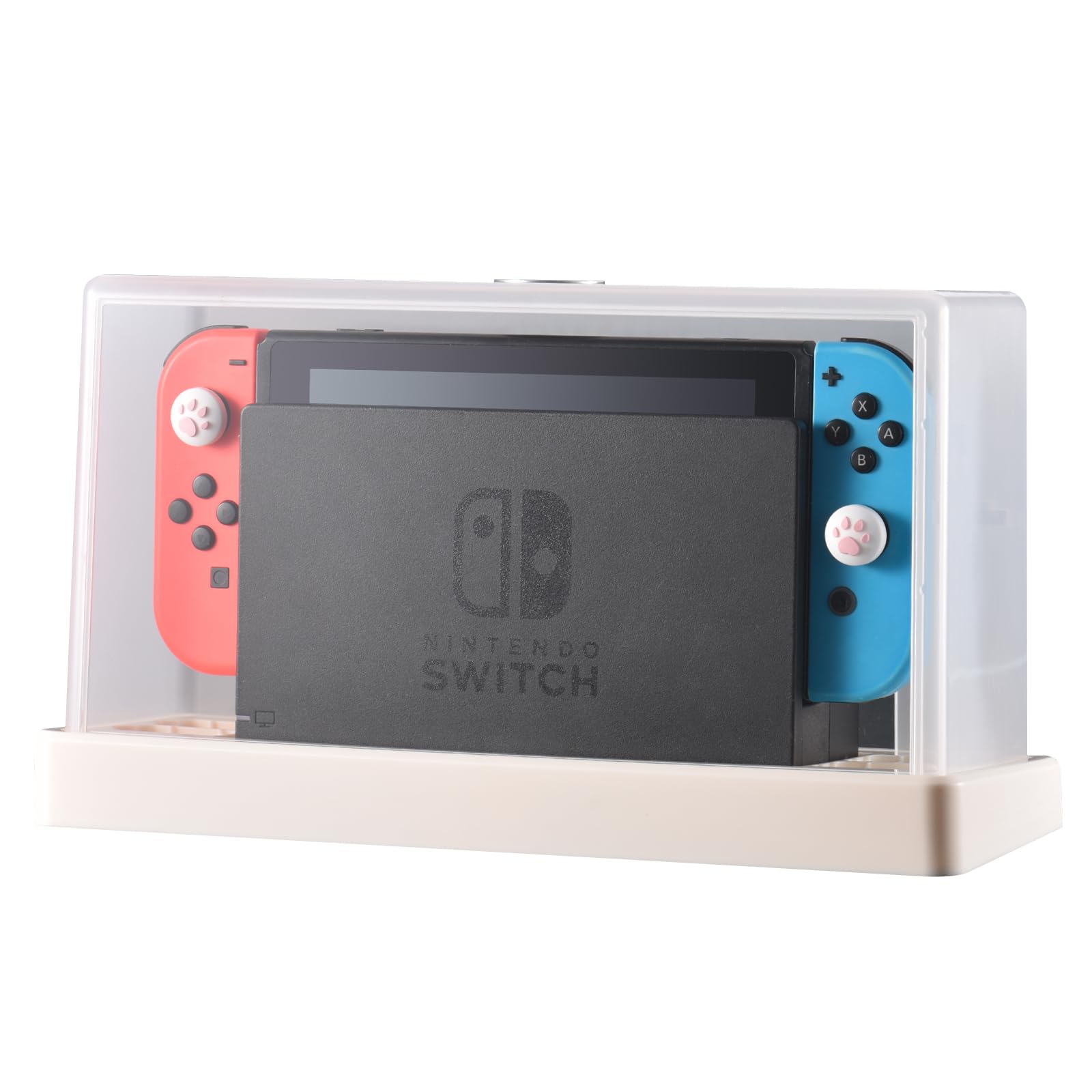thumbnail image 1 of Funda protectora y soporte para Nintendo Switch/OLED: base para vitrina y caja de almacenamiento de tarjetas SD, 1 of 6