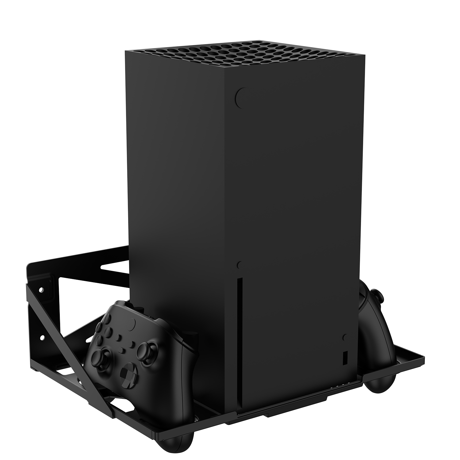Wall Mount Charging Stand for Xbox Series X/S with Cooling Fan & 2 Headset Hook - Picture 14 of 14