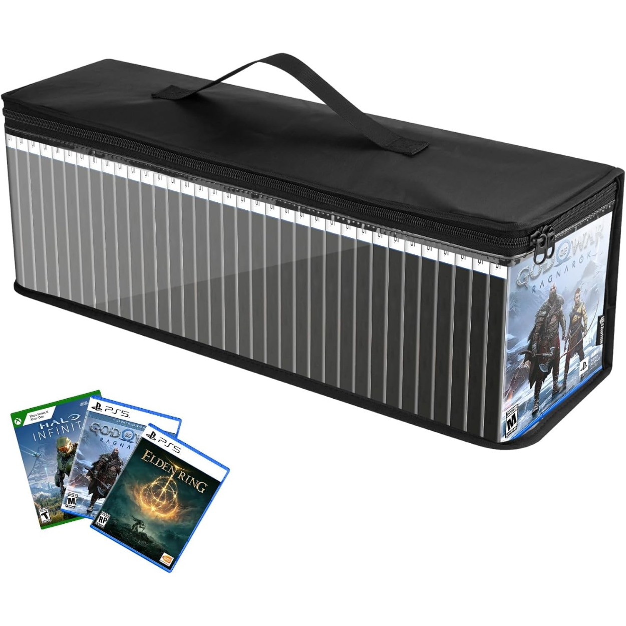 Storage Bag Portable Ps4 Suitcase Ps5 Ps4 Storage Bag Portable Carrying Case For PS5/PS4/PS3/Xbox Series Dual