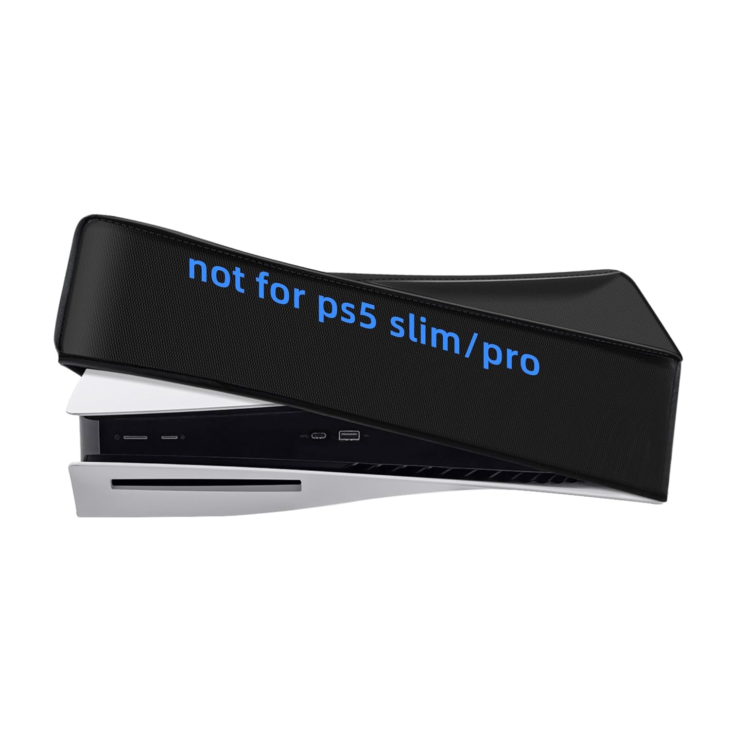 thumbnail image 1 of Funda protectora horizontal contra el polvo para consola PS5. Tejido Oxford 1680D. Antirrayaduras. Impermeable. Diseño con corte trasero. (No apto para PS5 Slim ni PS5 Pro), 1 of 7