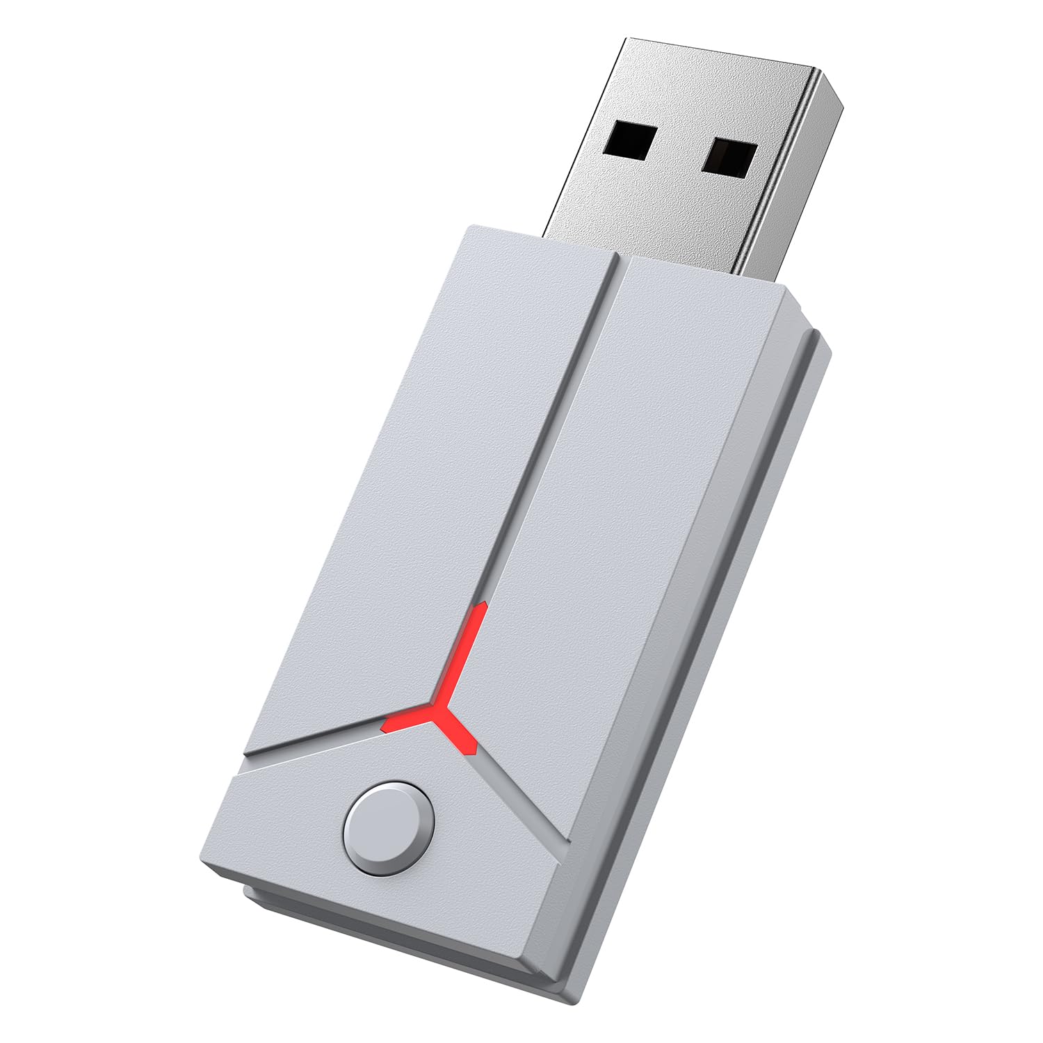Adaptador de mando para PS5 PS4 compatible con todos los juegos de PS5, adaptador inalámbrico USB compatible con PS5/PC Windows, compatible con funciones turbo/macro/combinación de teclas