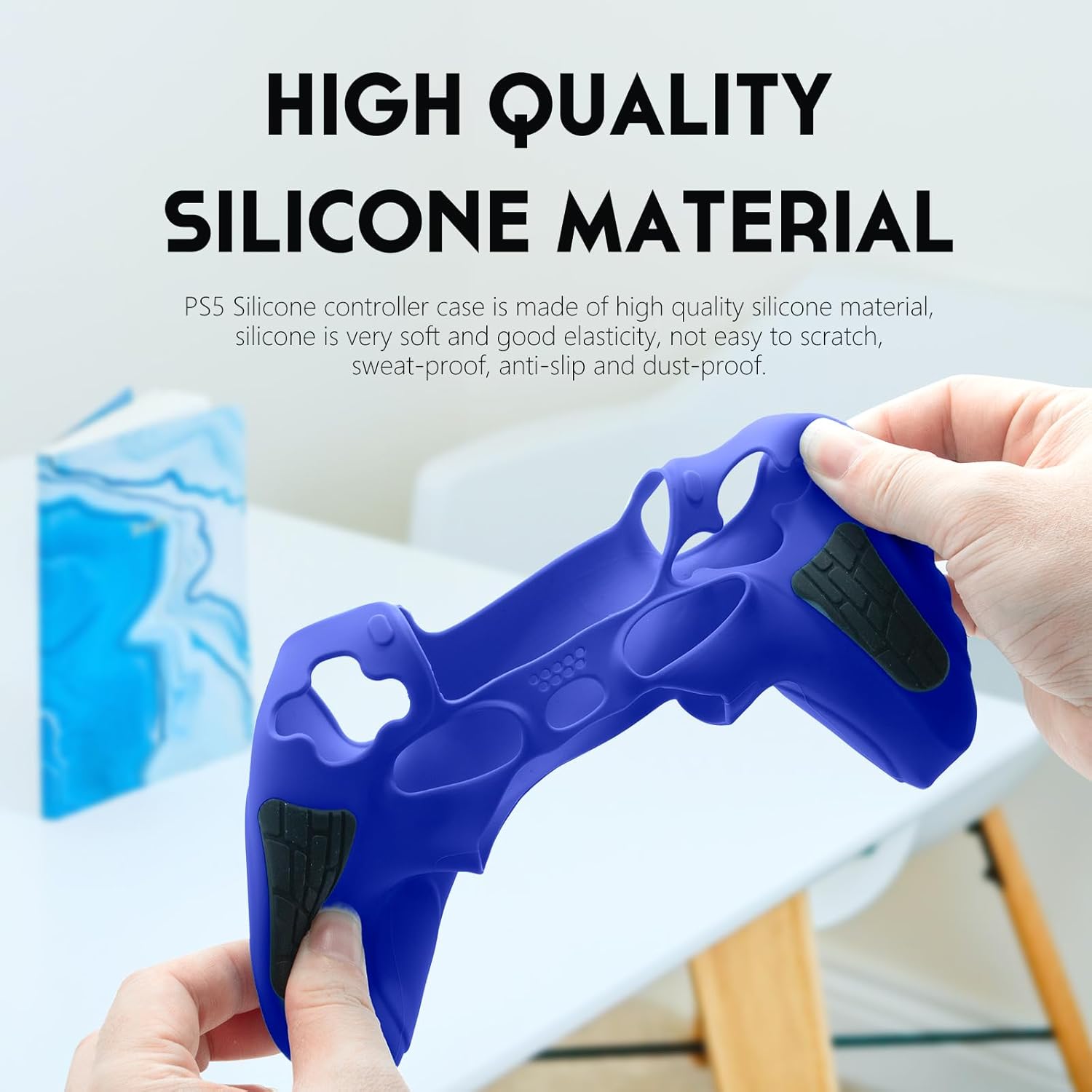For PS5 Controller Case with Thumb Grip Cover, Joystick Protector and Sticker - Picture 30 of 55